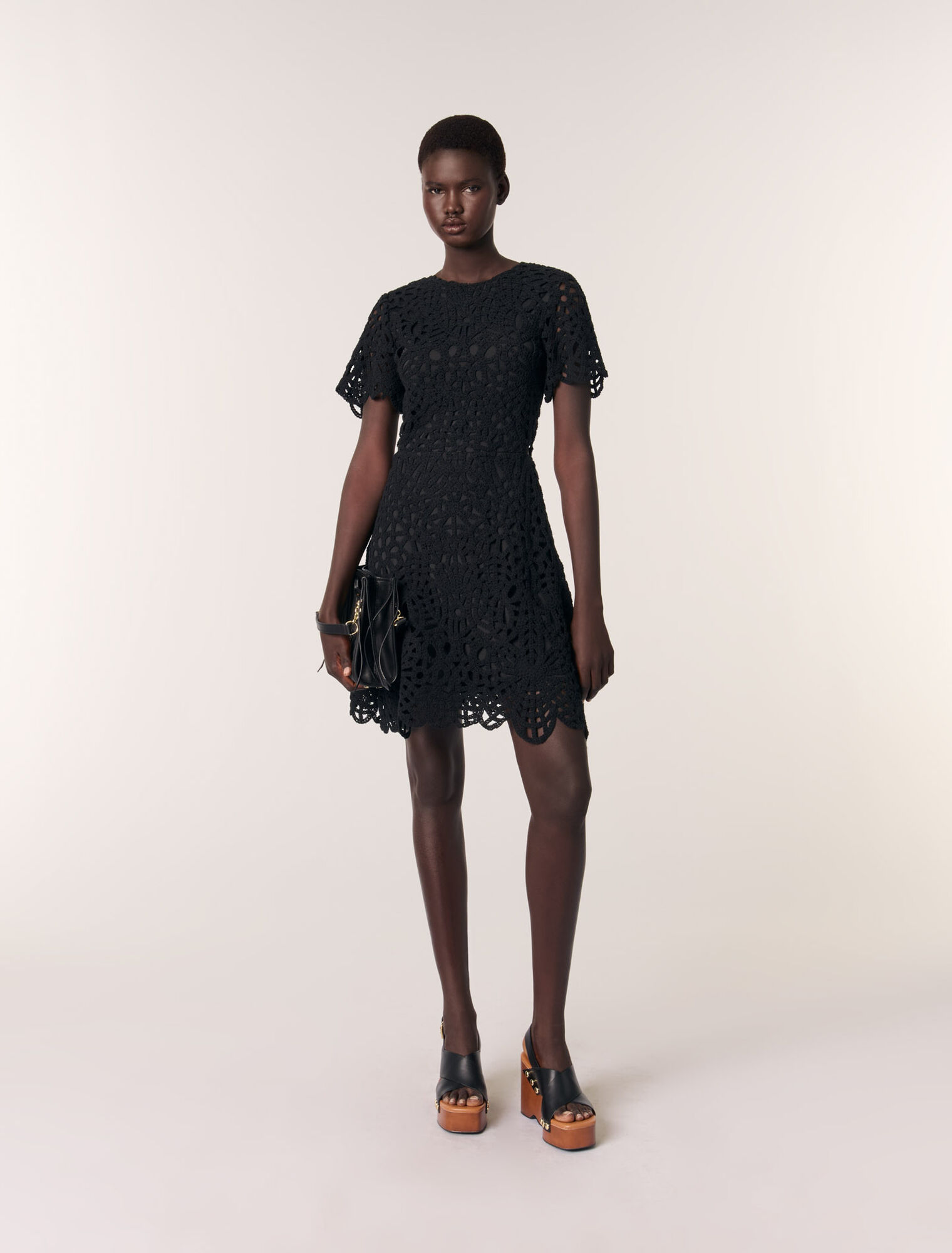 Short crochet dress