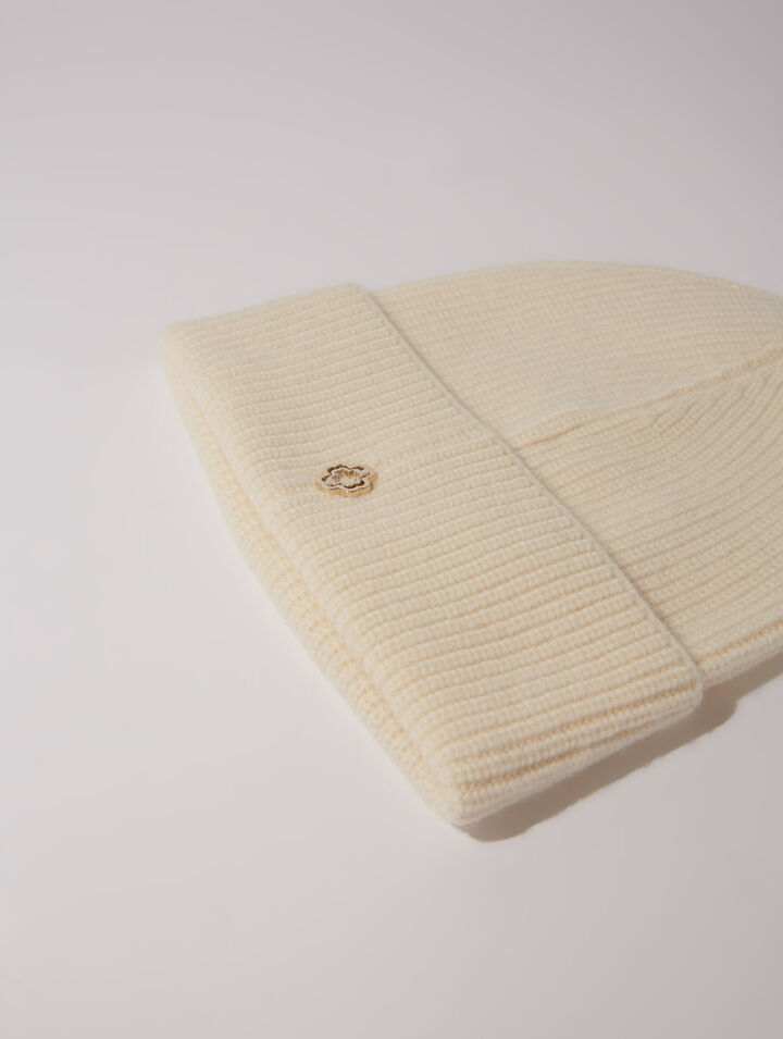 Wool and cashmere hat