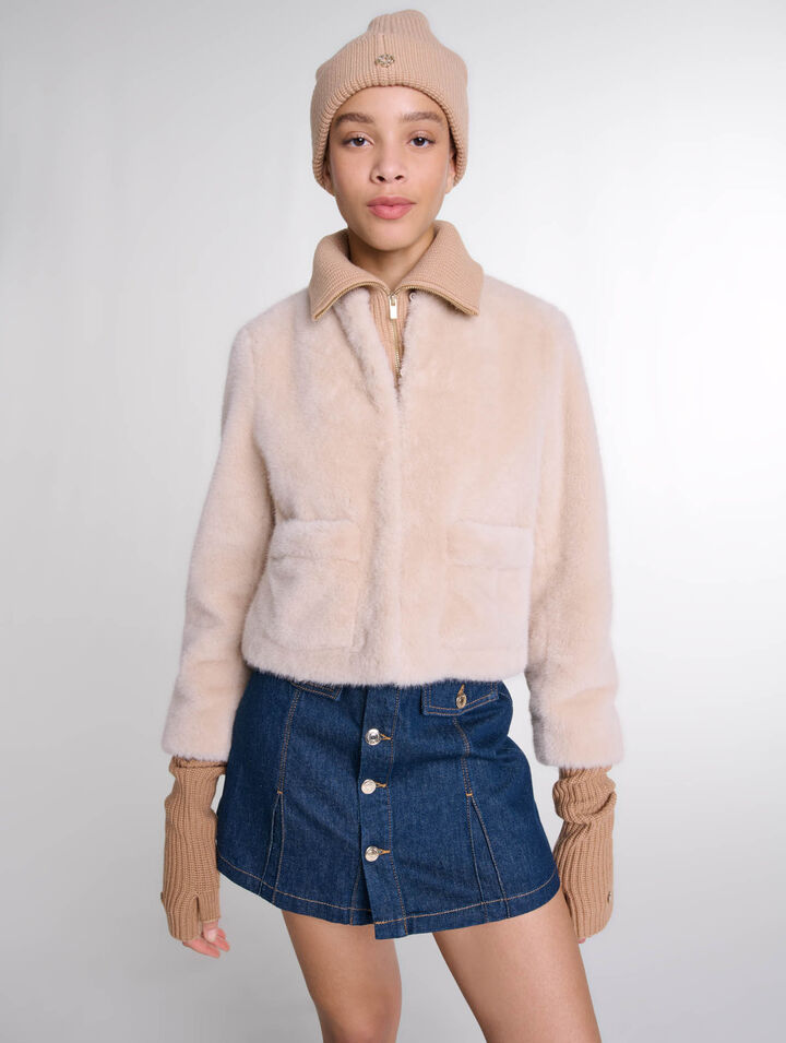 Wool and cashmere hat