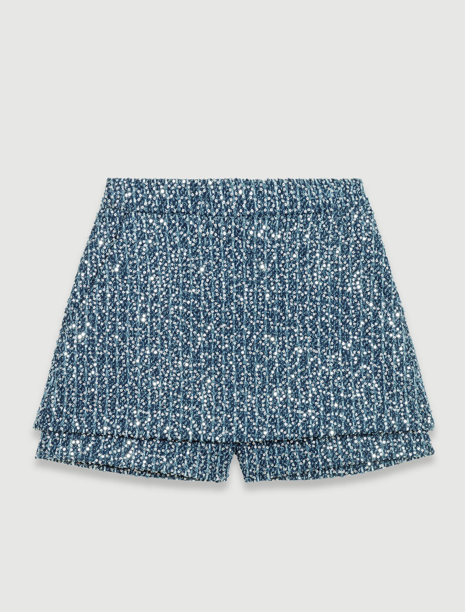 Tweed illusion shorts