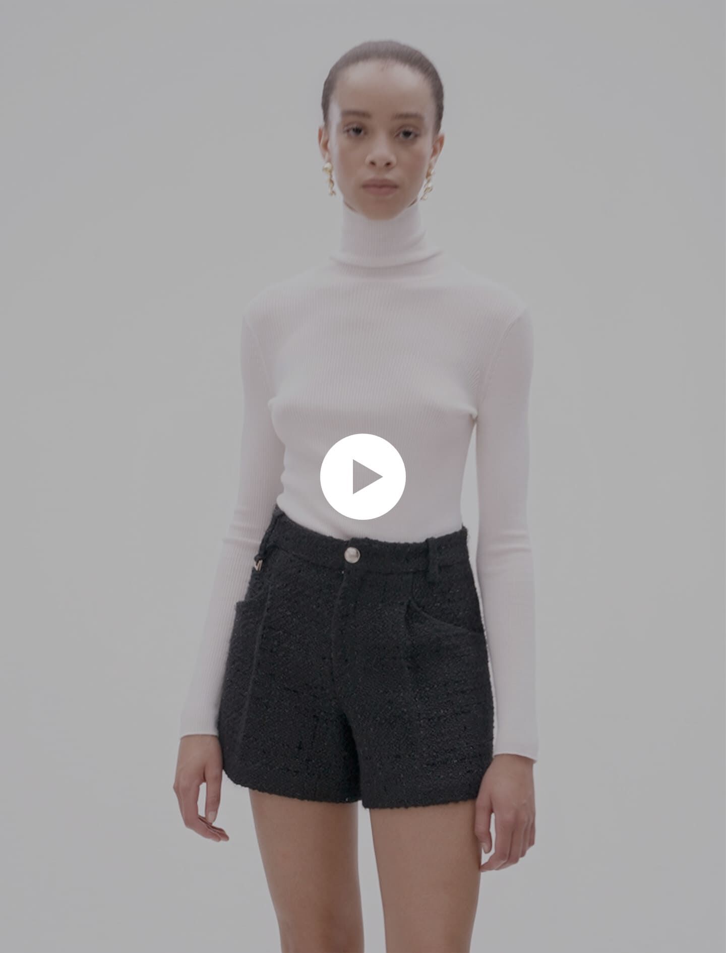 Tweed shorts - Shorts | Maje