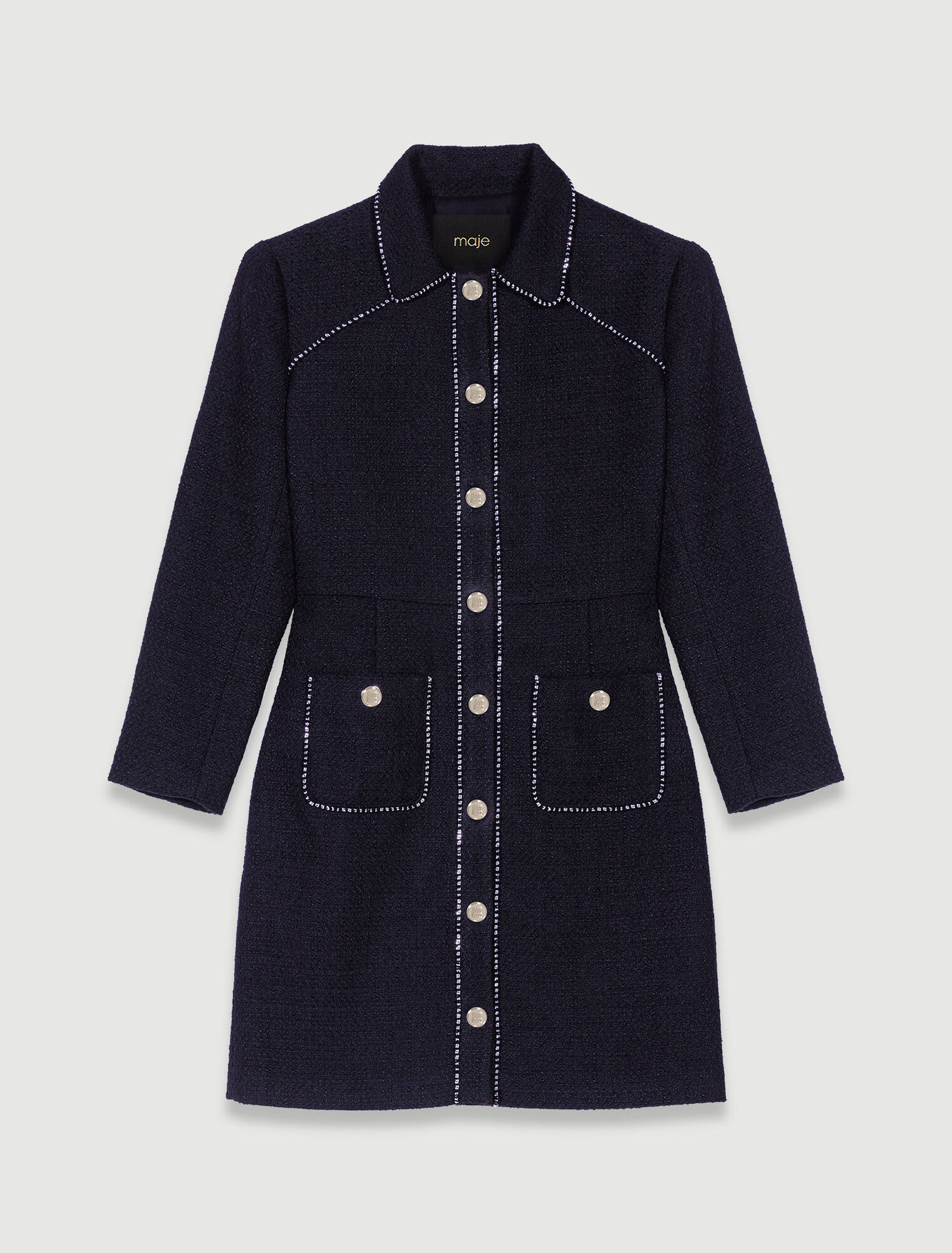 Short tweed dress