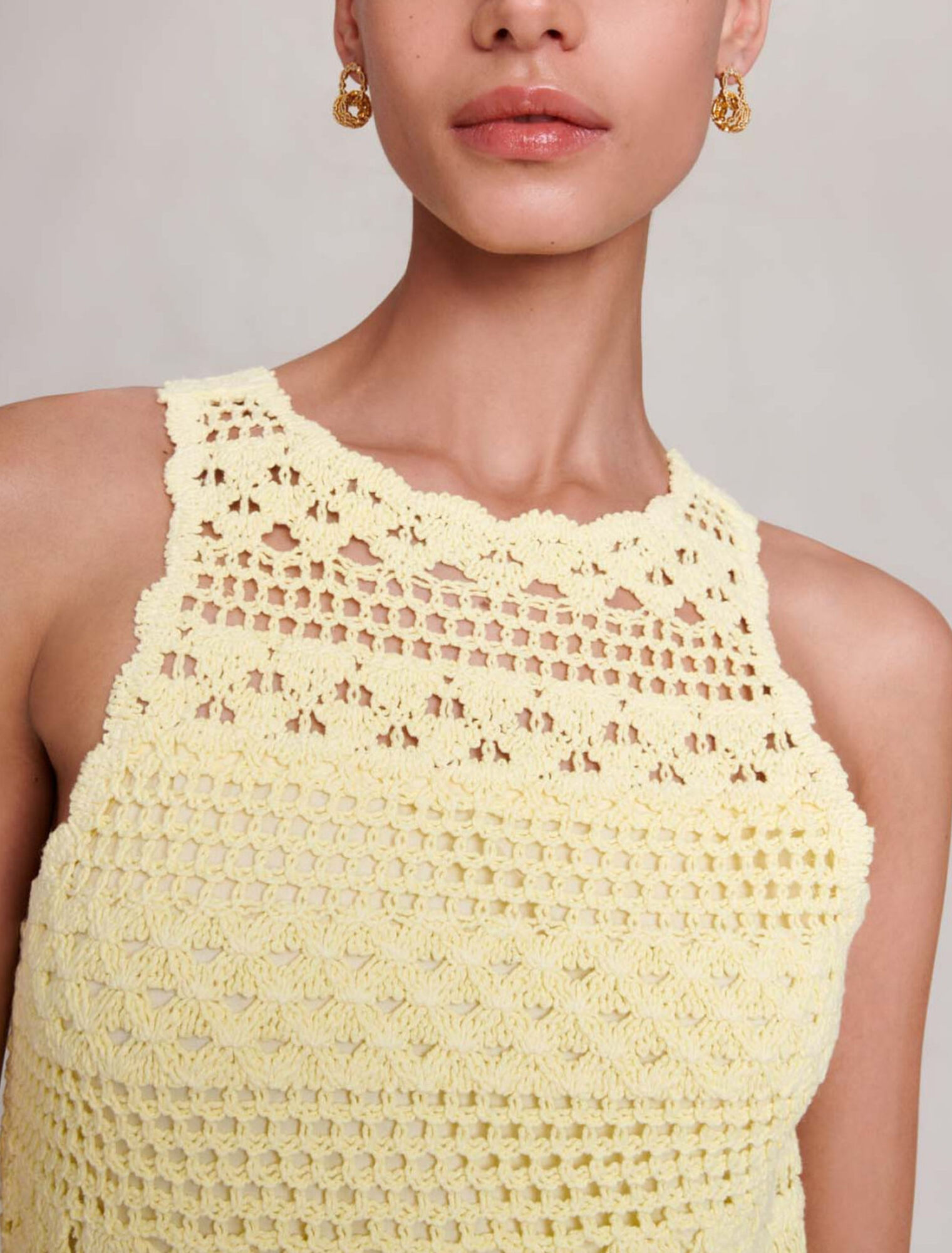 Crochet maxi dress
