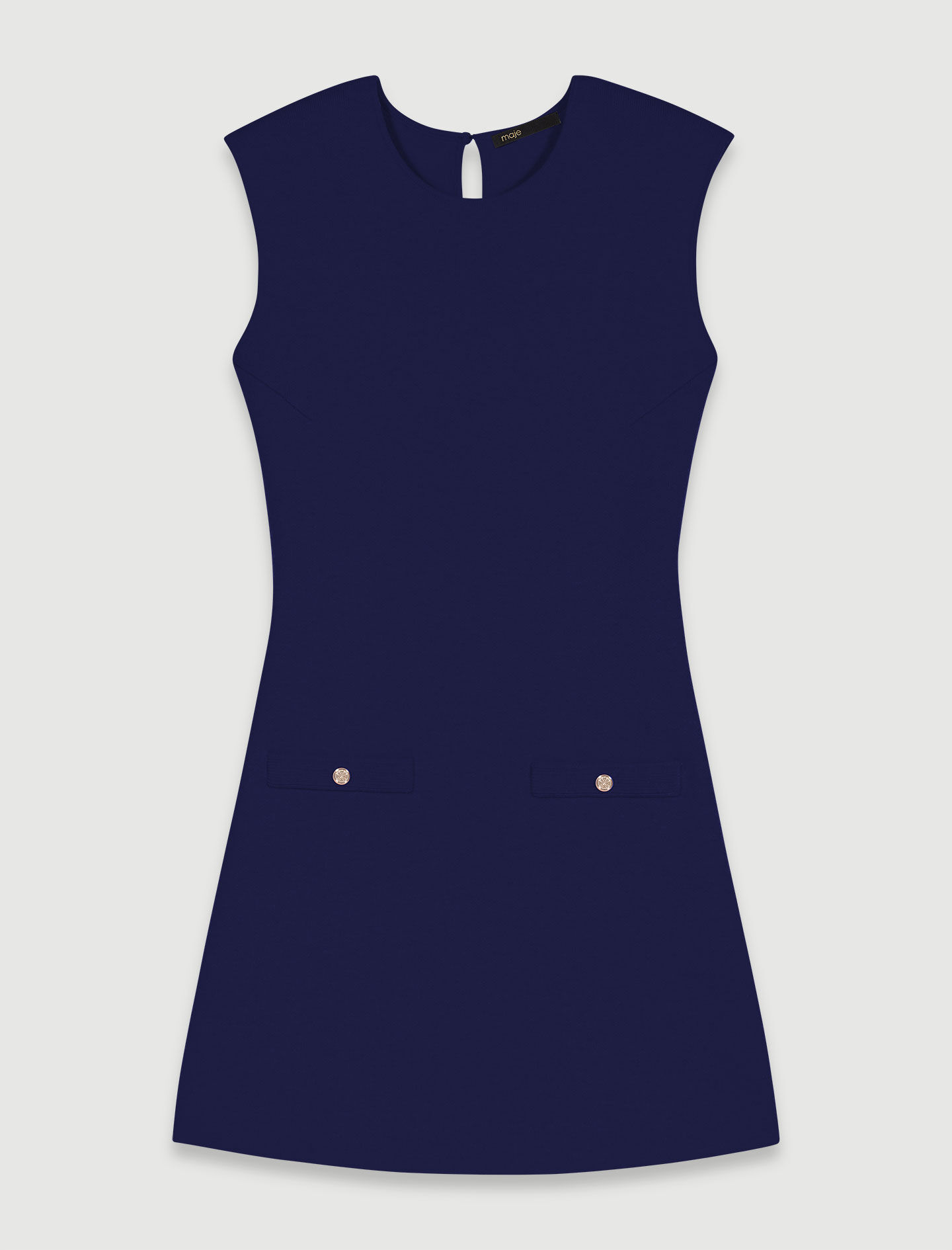 Knit 2-in-1 short dress - Offline_Dresses | Maje