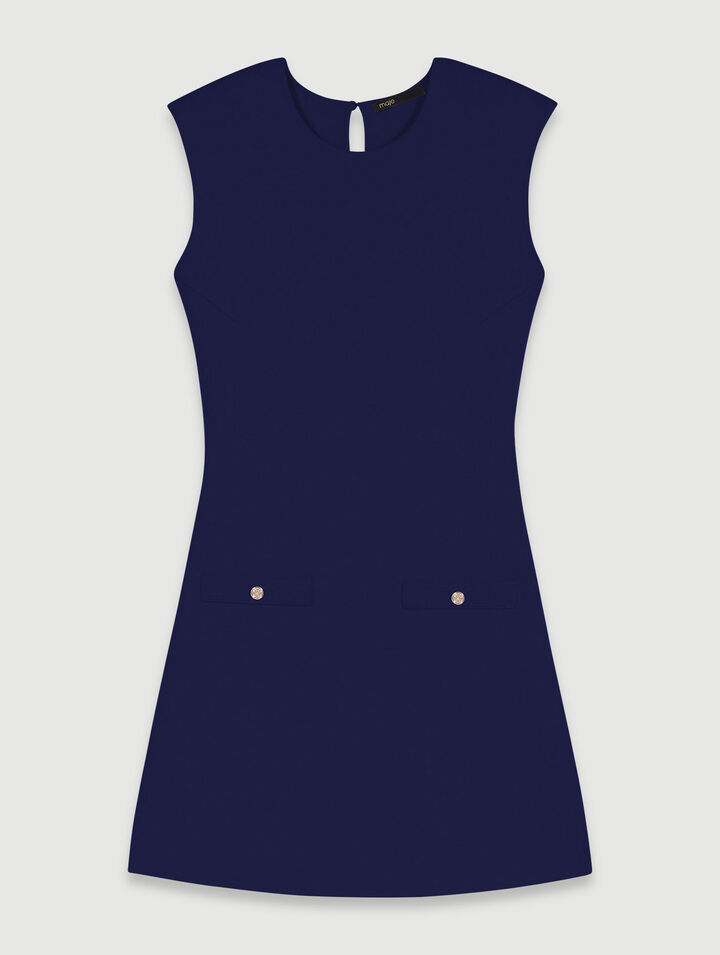 Knit 2-in-1 short dress