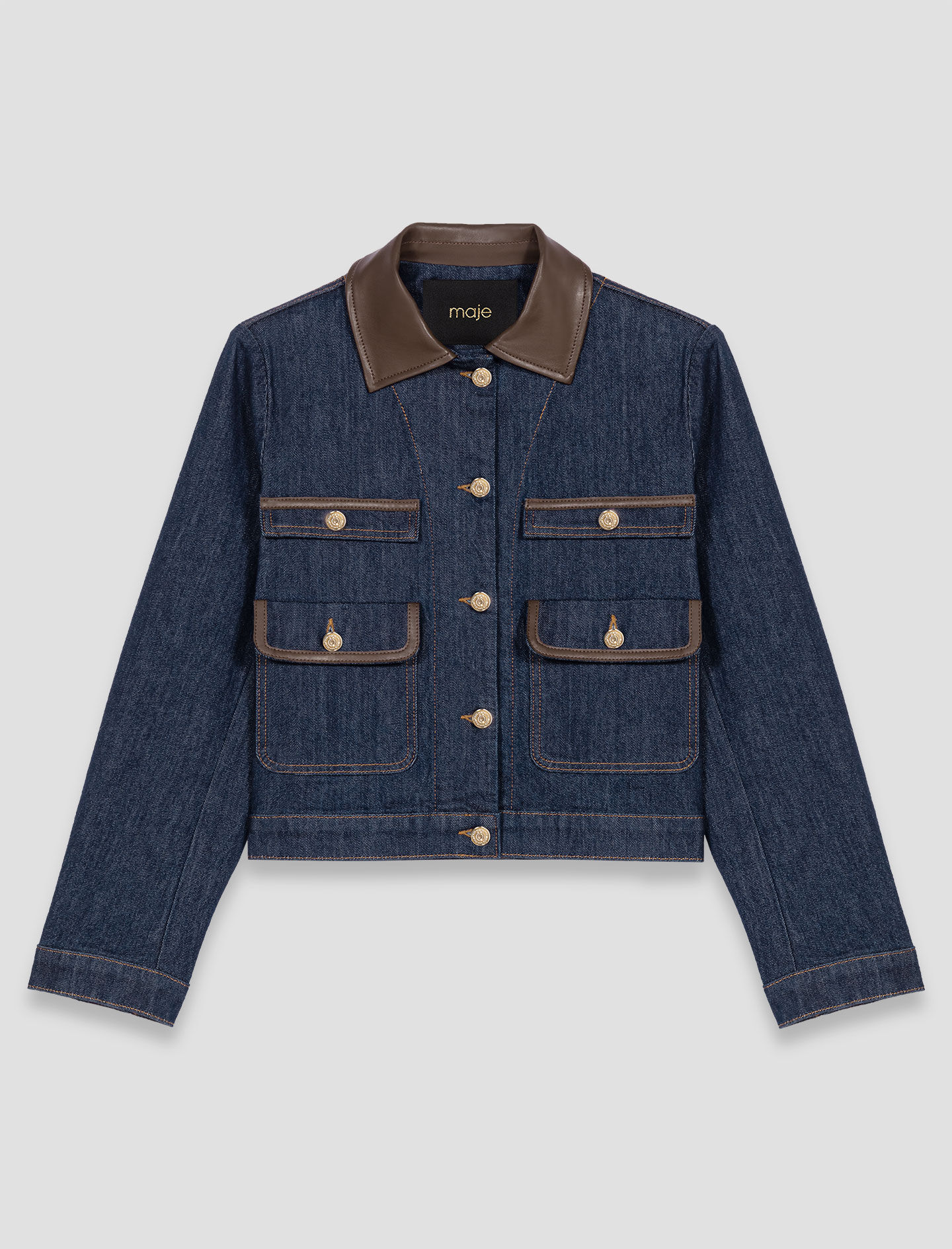 ❤️人気新作 新品 maje ニットジャケット Maison Margiela｜リブジップアップニットジャケット