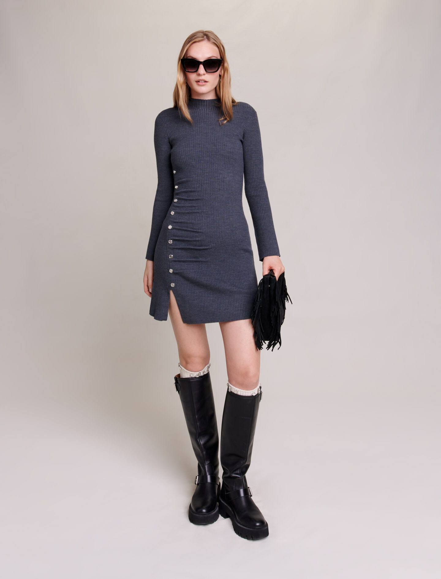 Maje sweater dress top