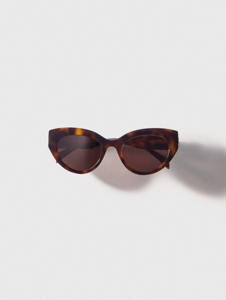 Acetate cat-eye glasses