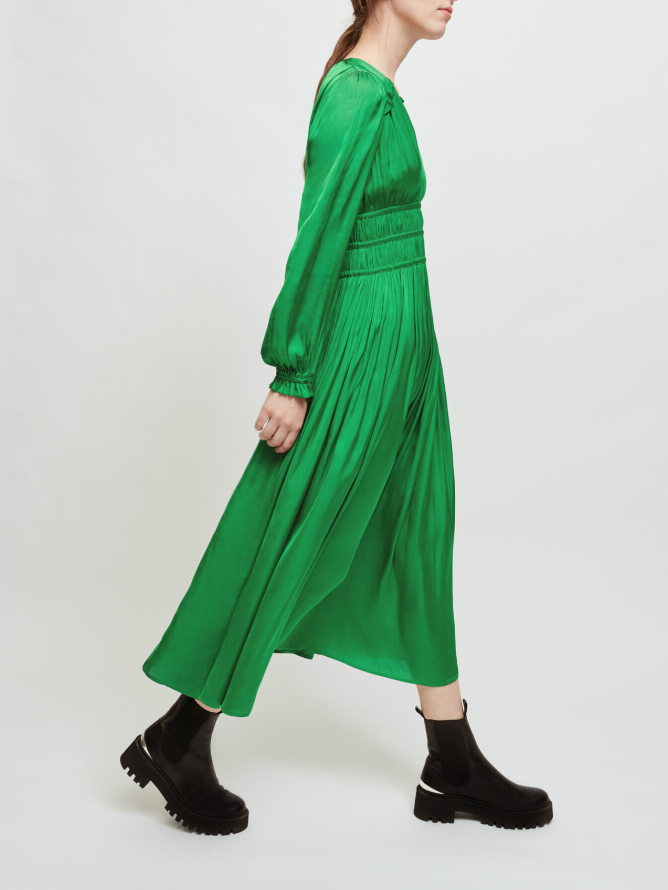 Maje dress with layered effect clearance