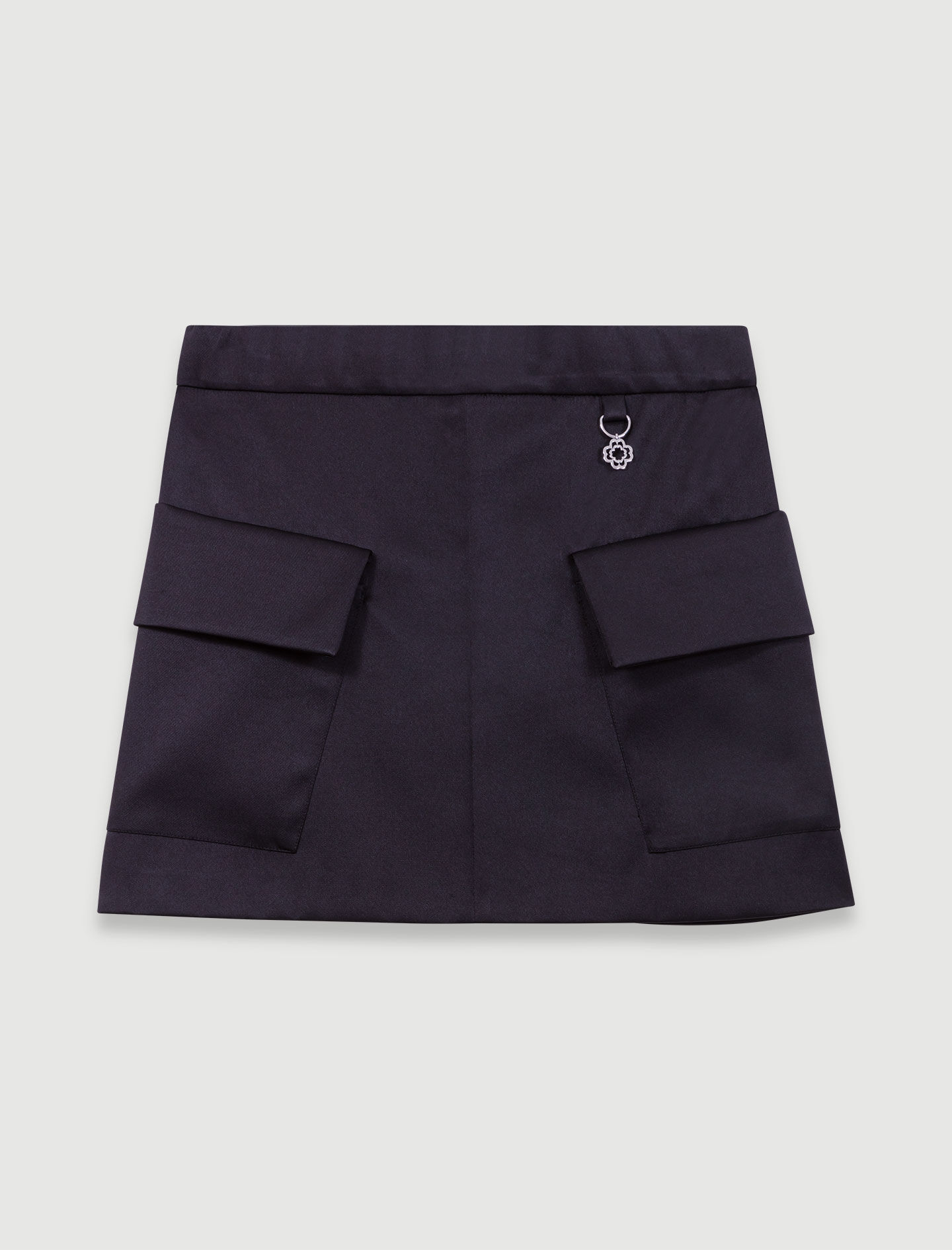 thin satin narrow skirt – louren store