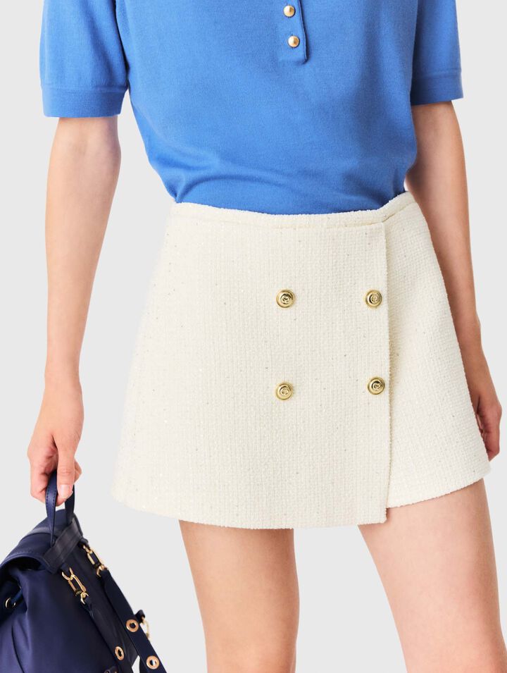 Tweed skort