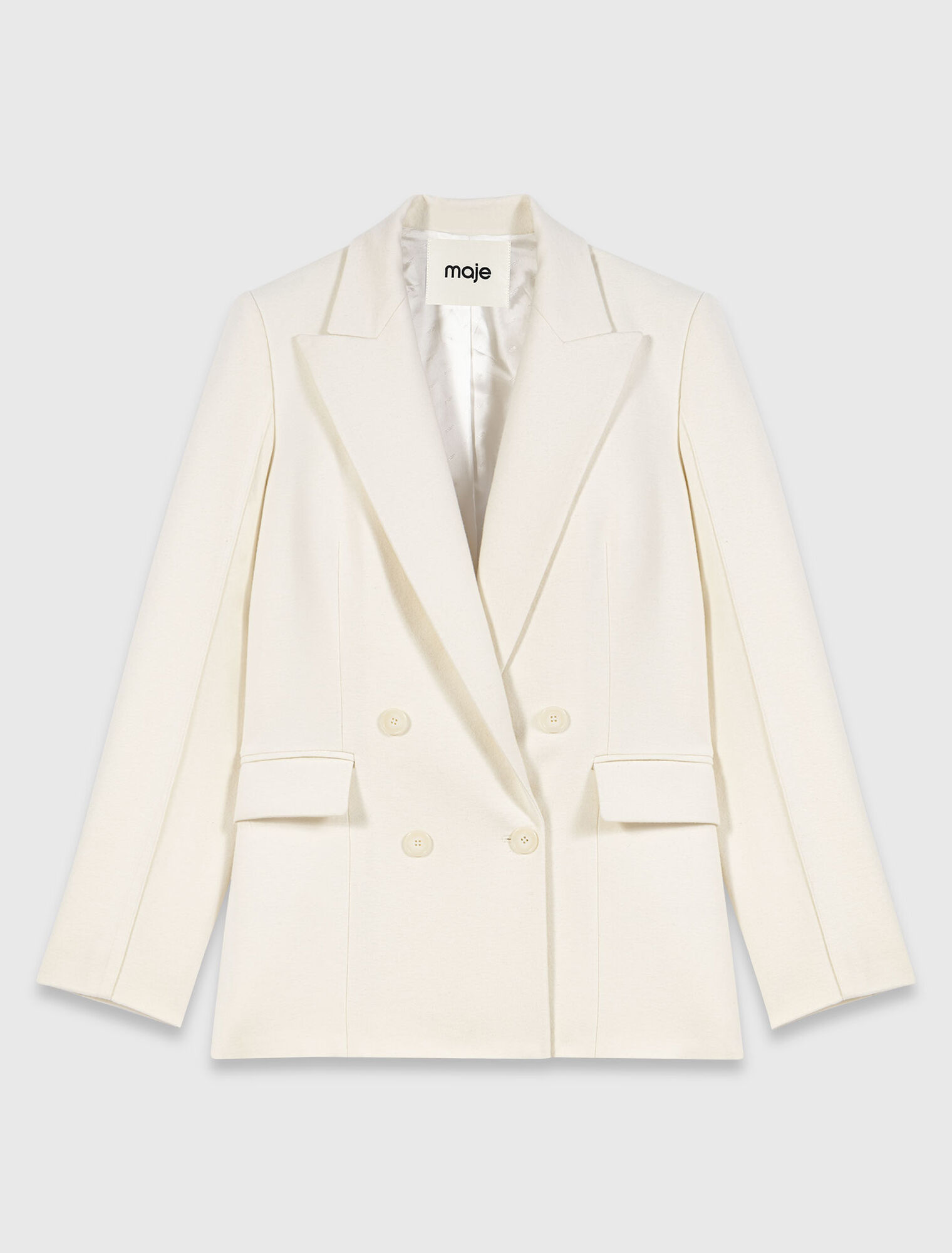 Double-breasted suit jacket