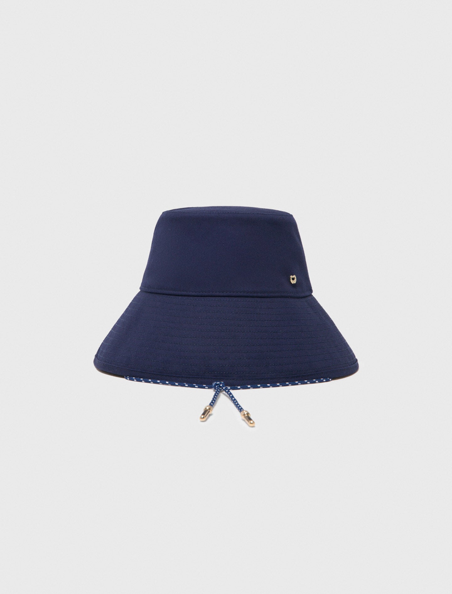 Cotton floppy hat with cord 9