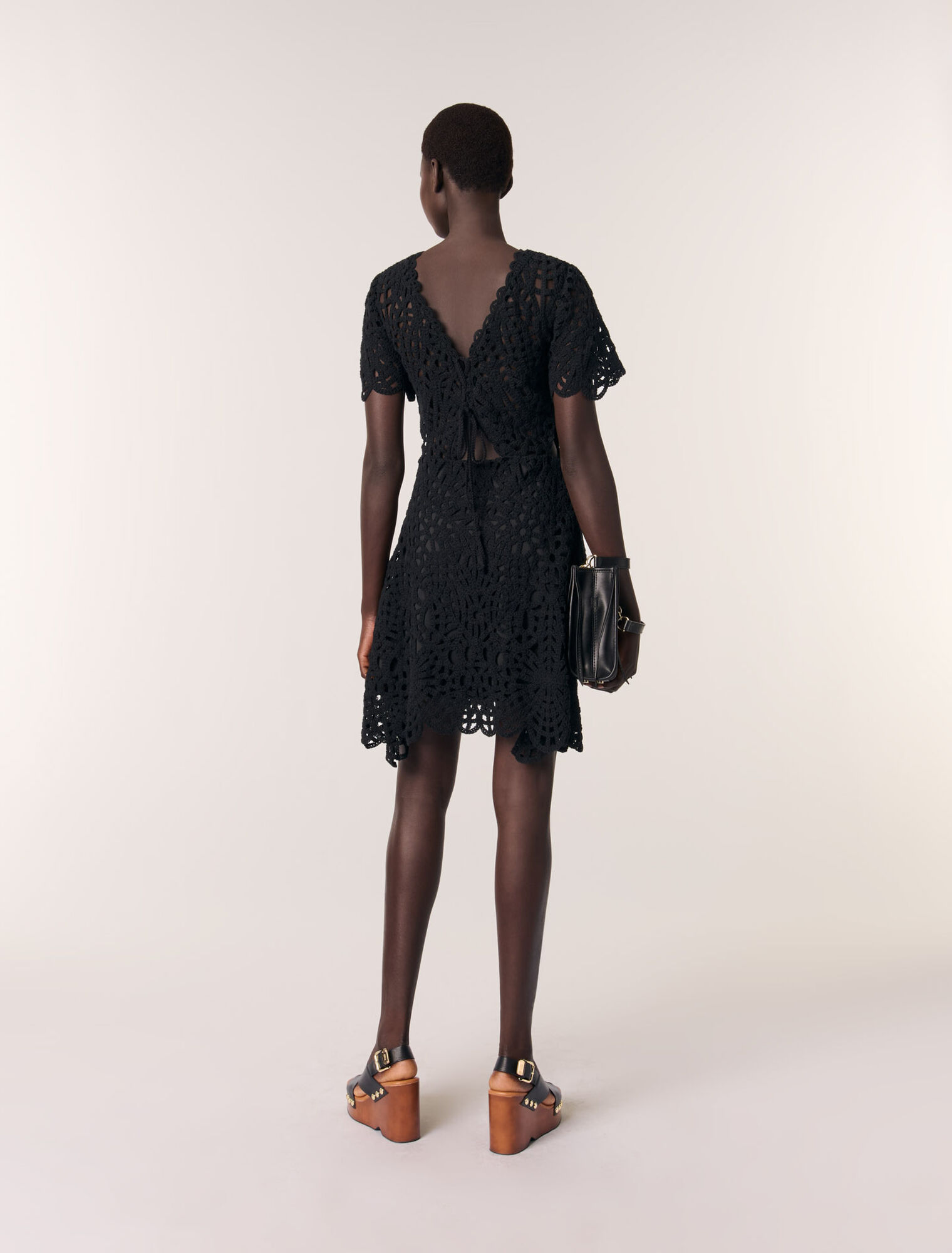 Short crochet dress