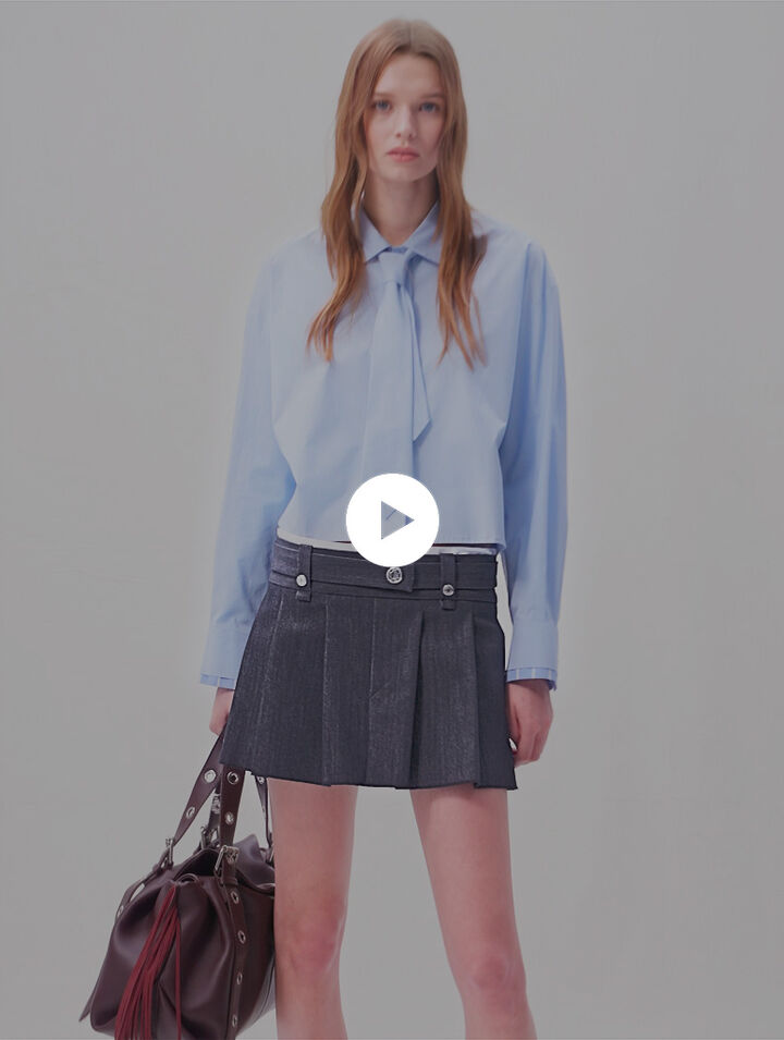 Plain leather Miss M XL bag