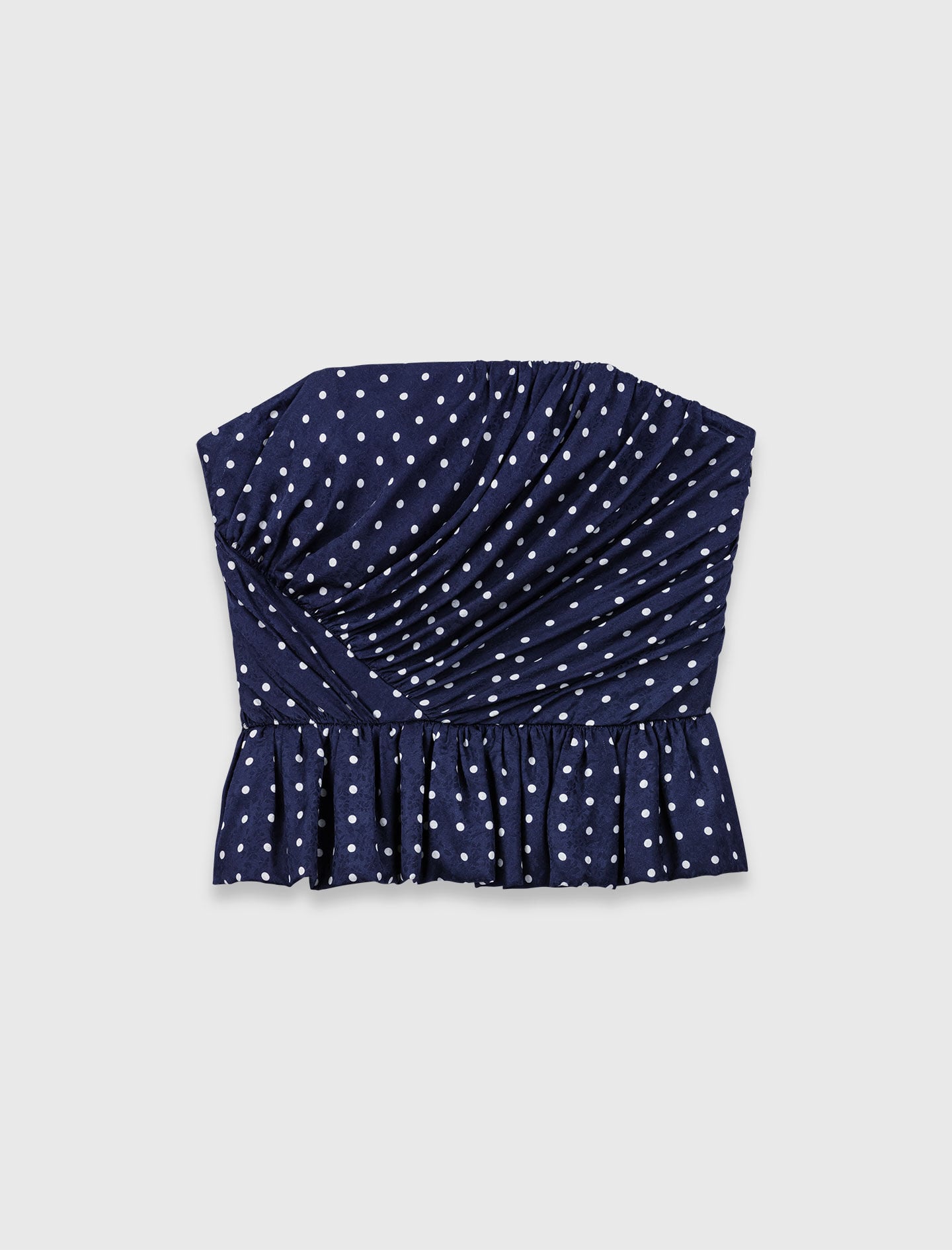 Patterned bustier top 6