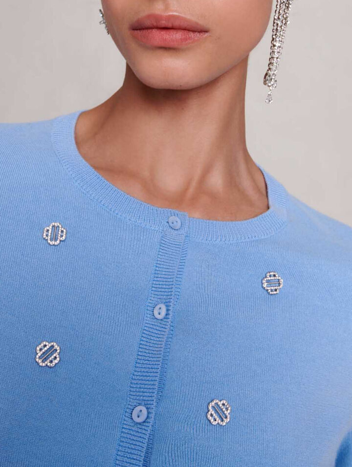 Cardigan embellished