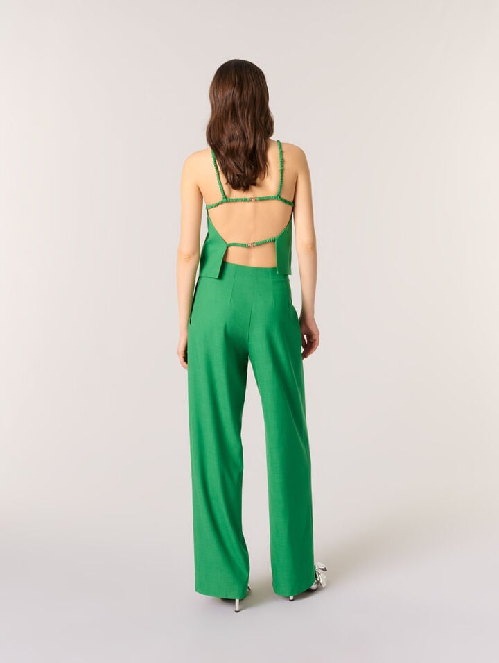 Backless top