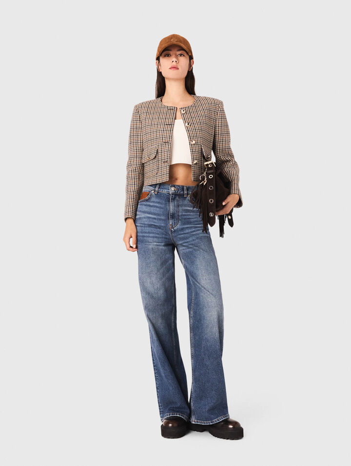 Suede Miss M bag