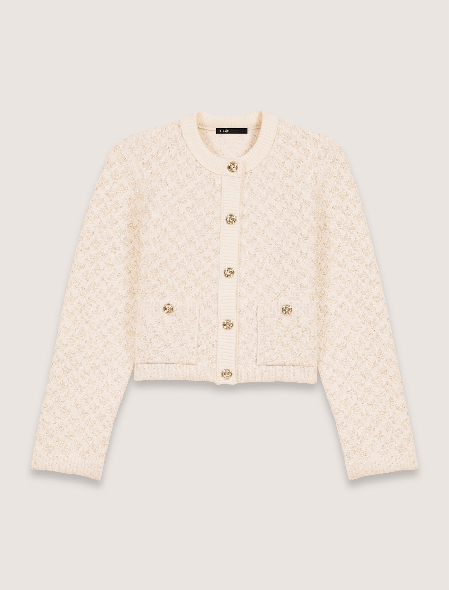 人気商品ランキング cardigan tweed-effect Short - Maje | Cardigans トップス
