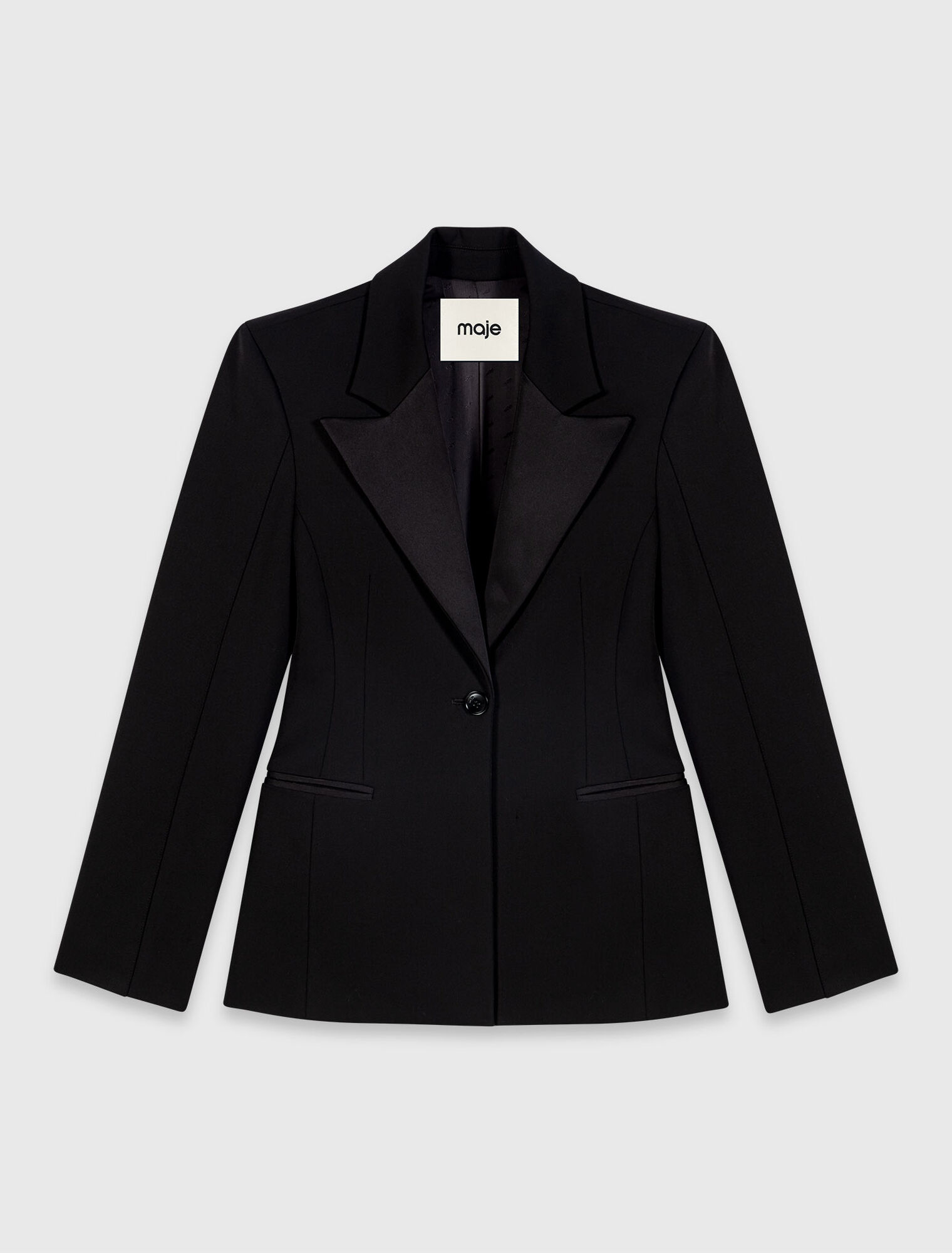 Slim-fit tuxedo jacket