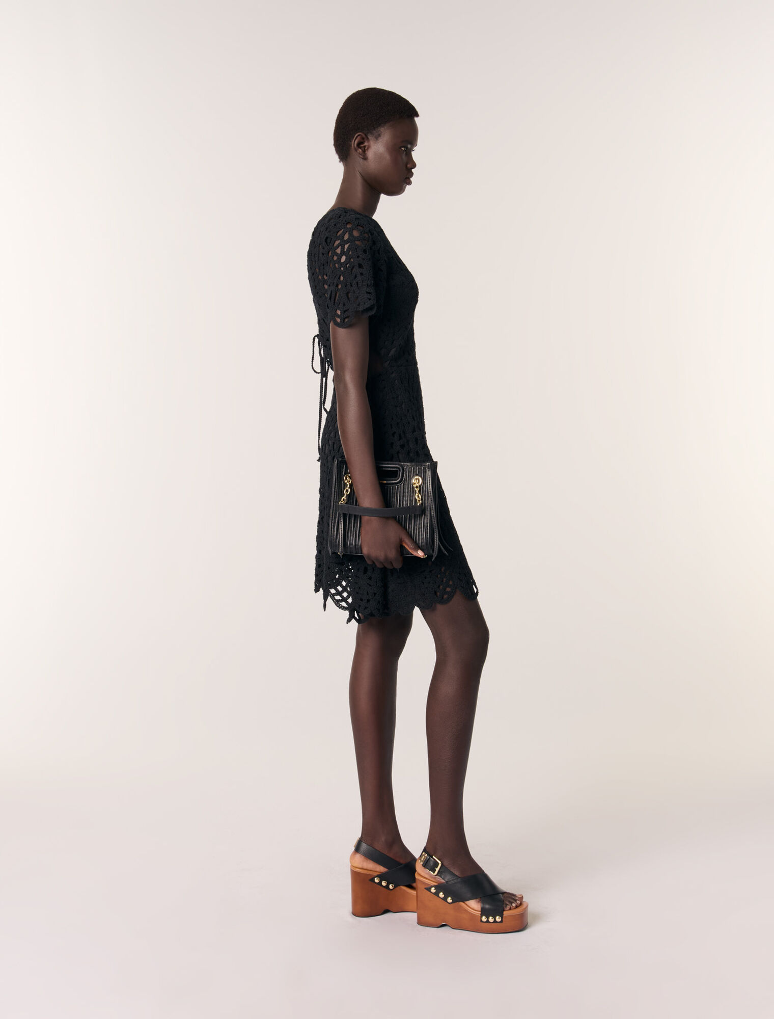 Short crochet dress