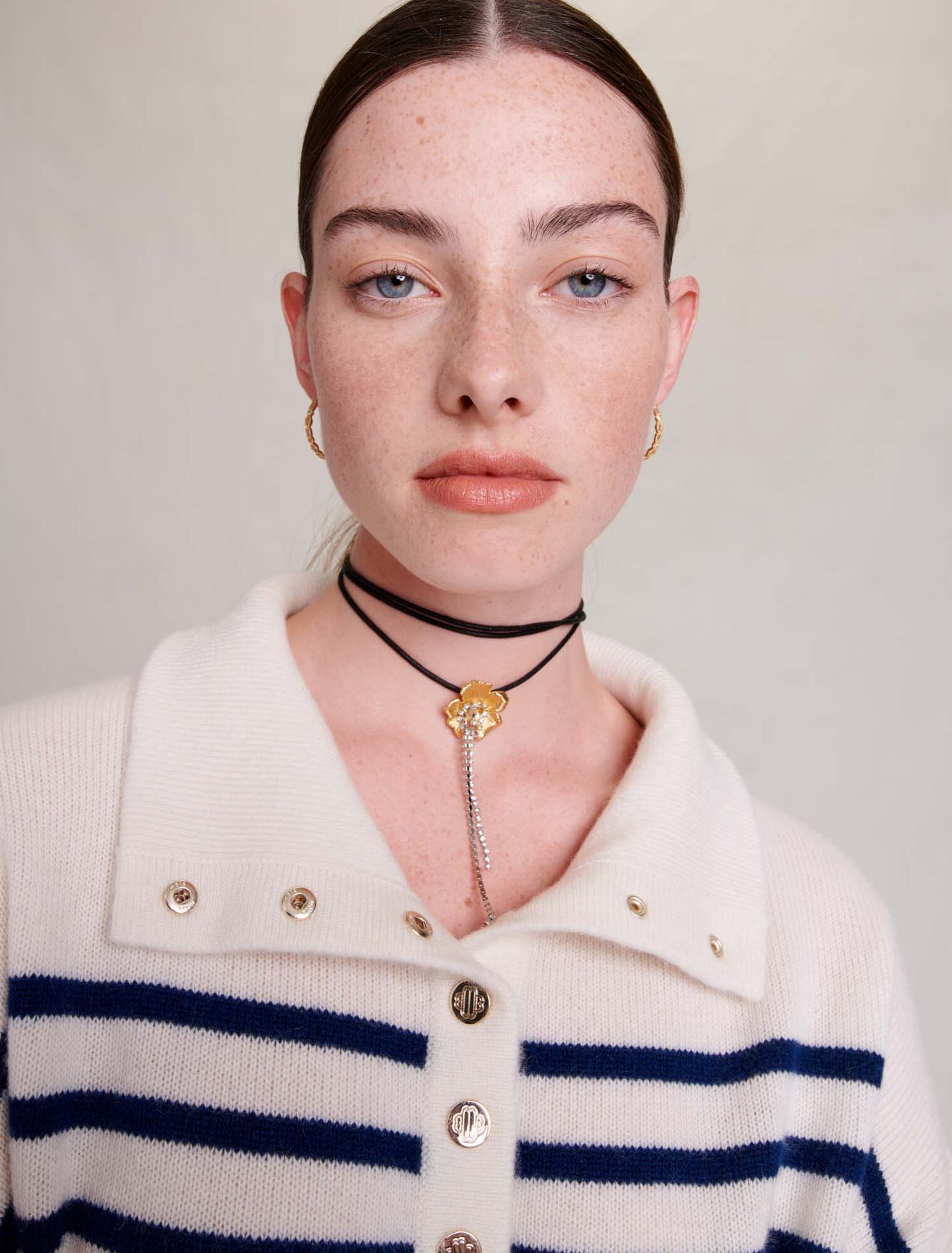 Striped cashmere sweater