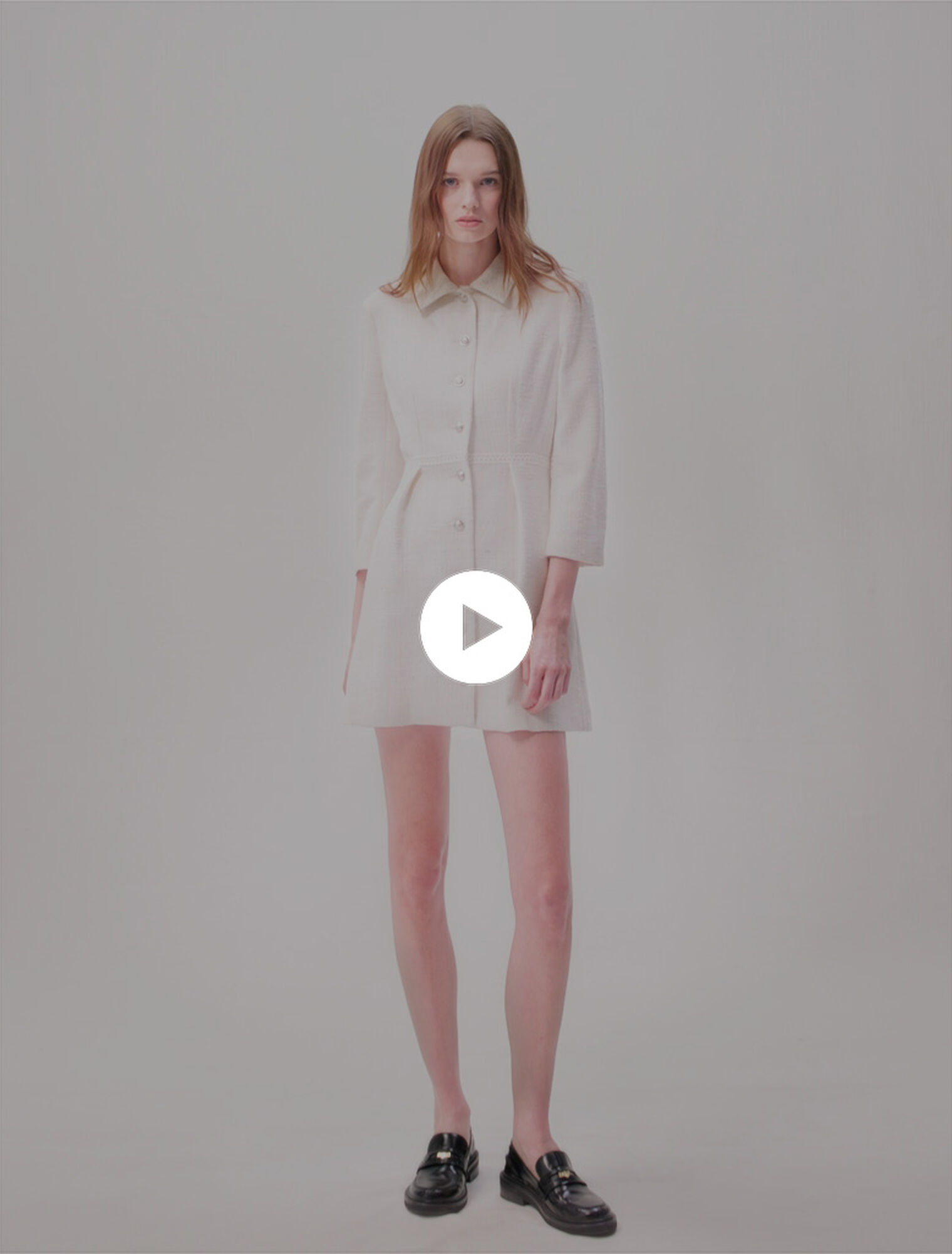 Short tweed dress