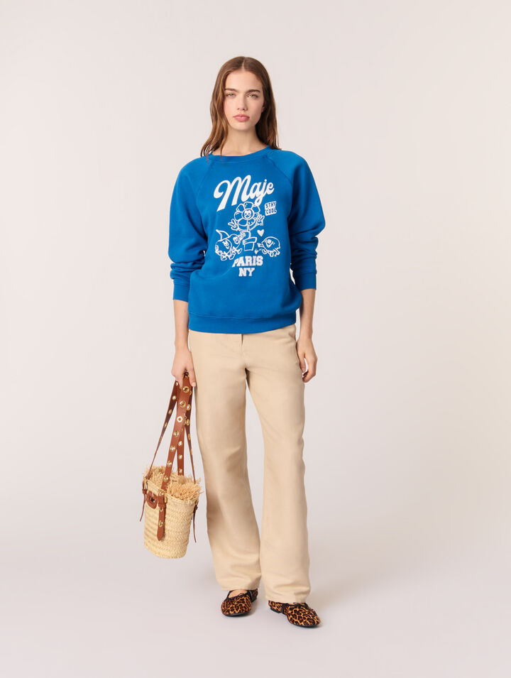 Maje Paris sweatshirt