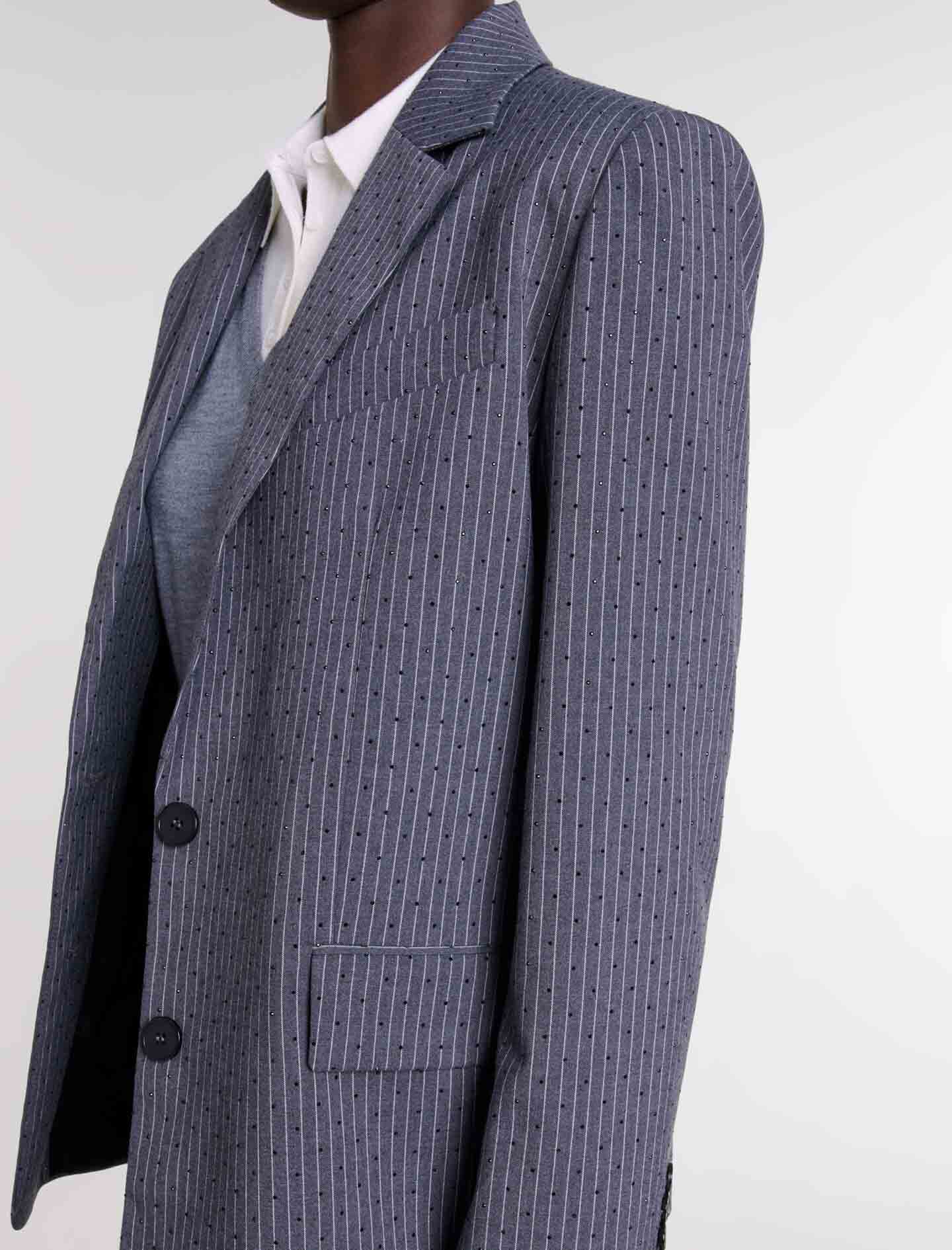 Rhinestone suit jacket - Suit jackets | Maje