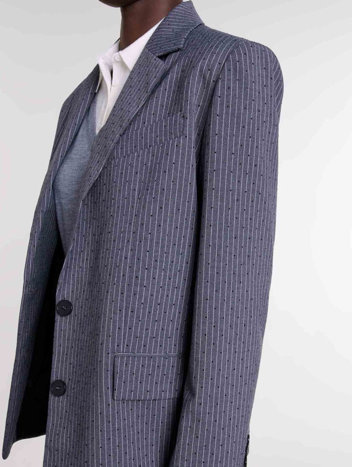 Rhinestone suit jacket
