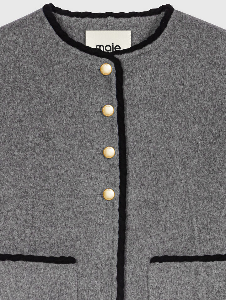 Short double-faced coat