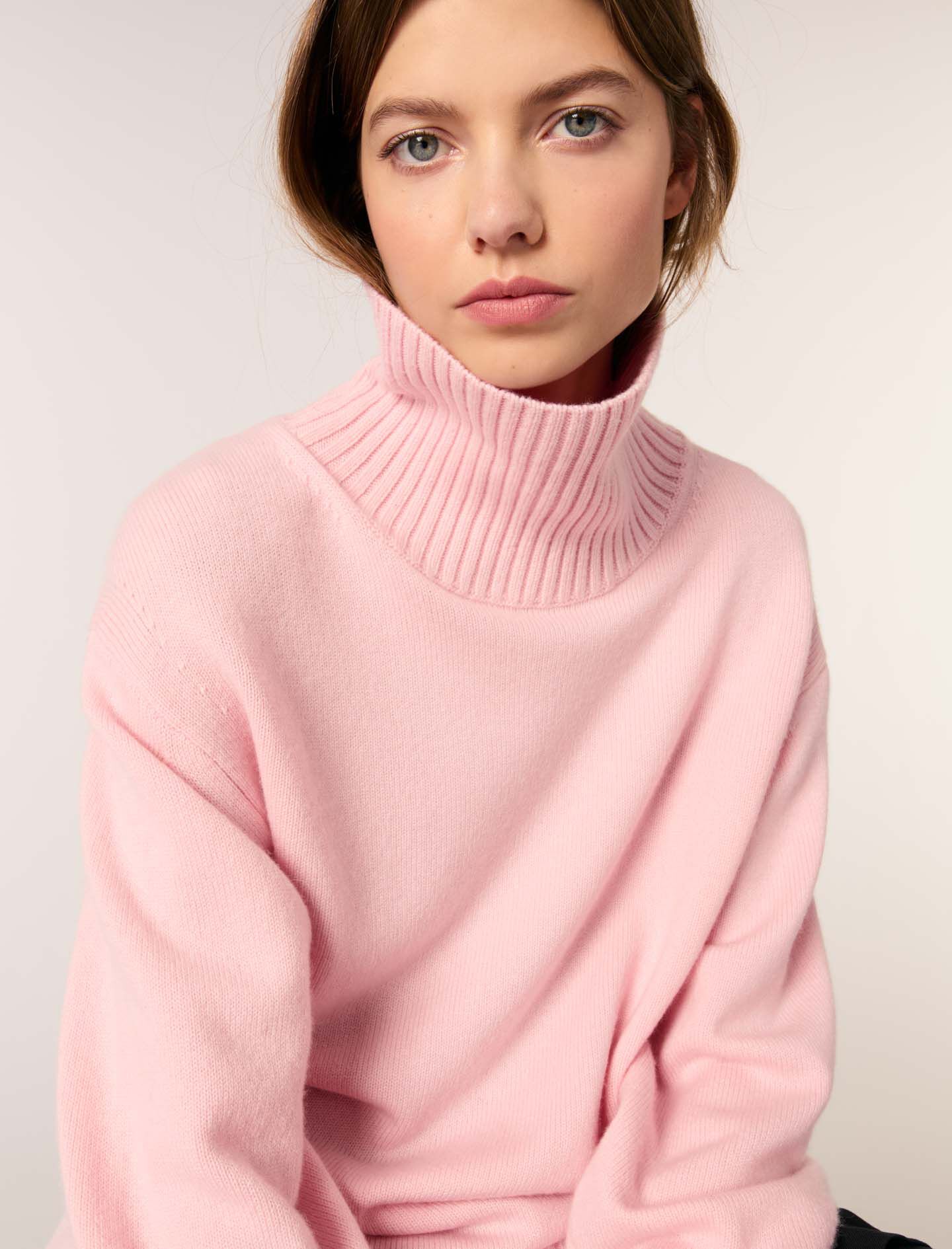 Women's Chunky Cashmere Turtleneck | MaisonCashmere