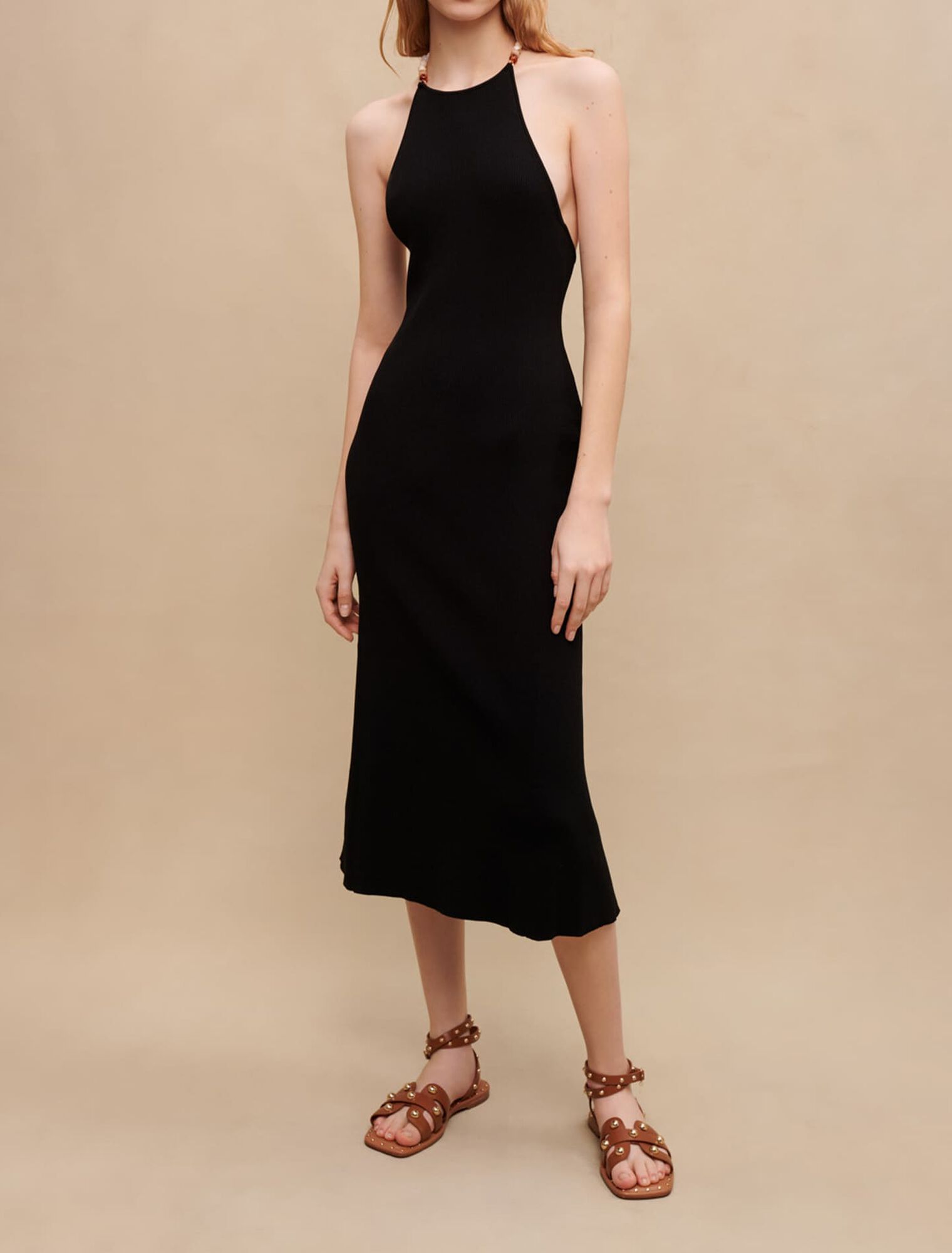 Chain detail maxi dress