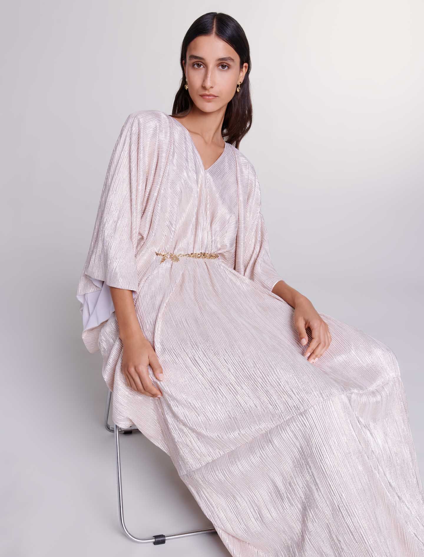 Belted maxi dress - Dresses | Maje