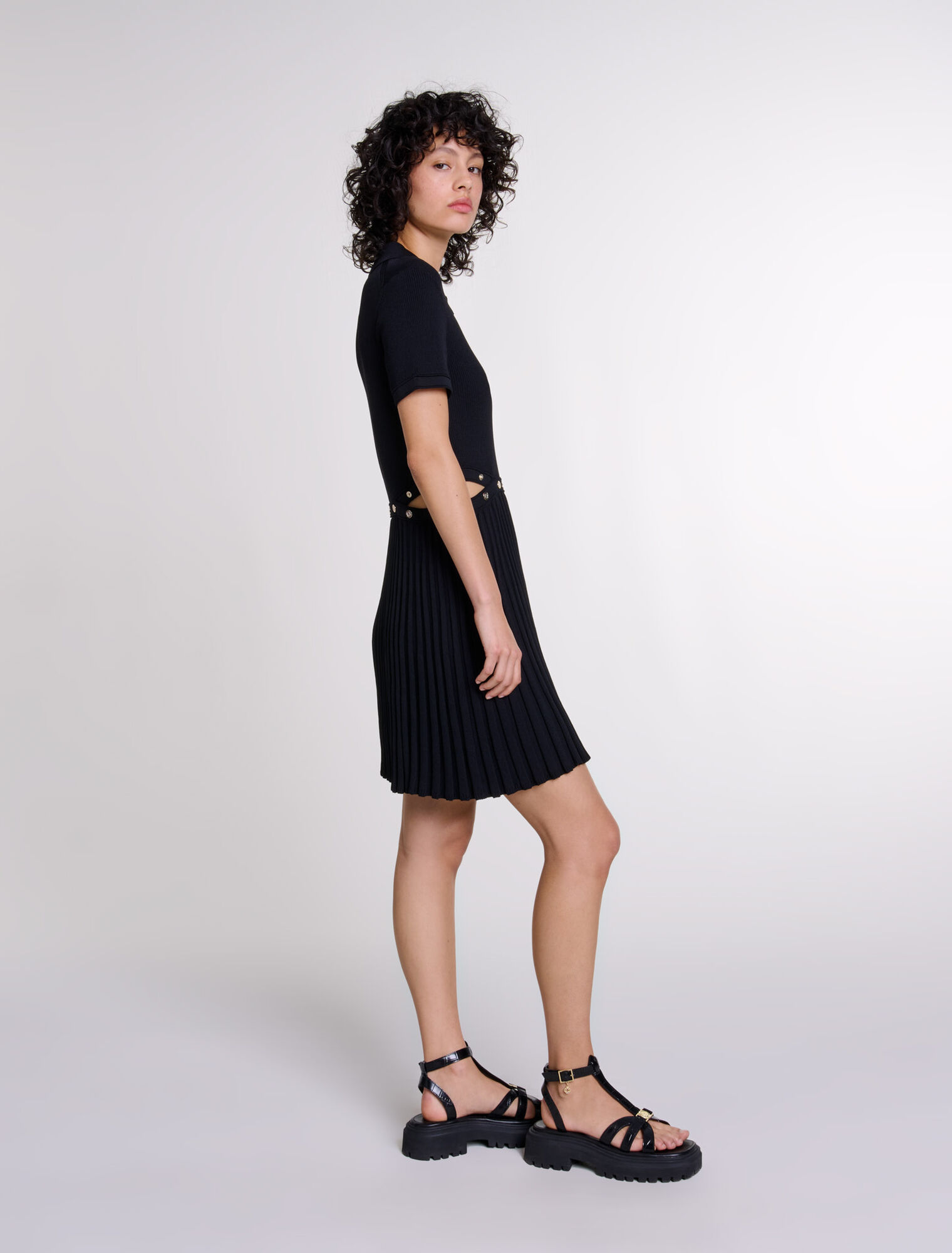 Short knit dress