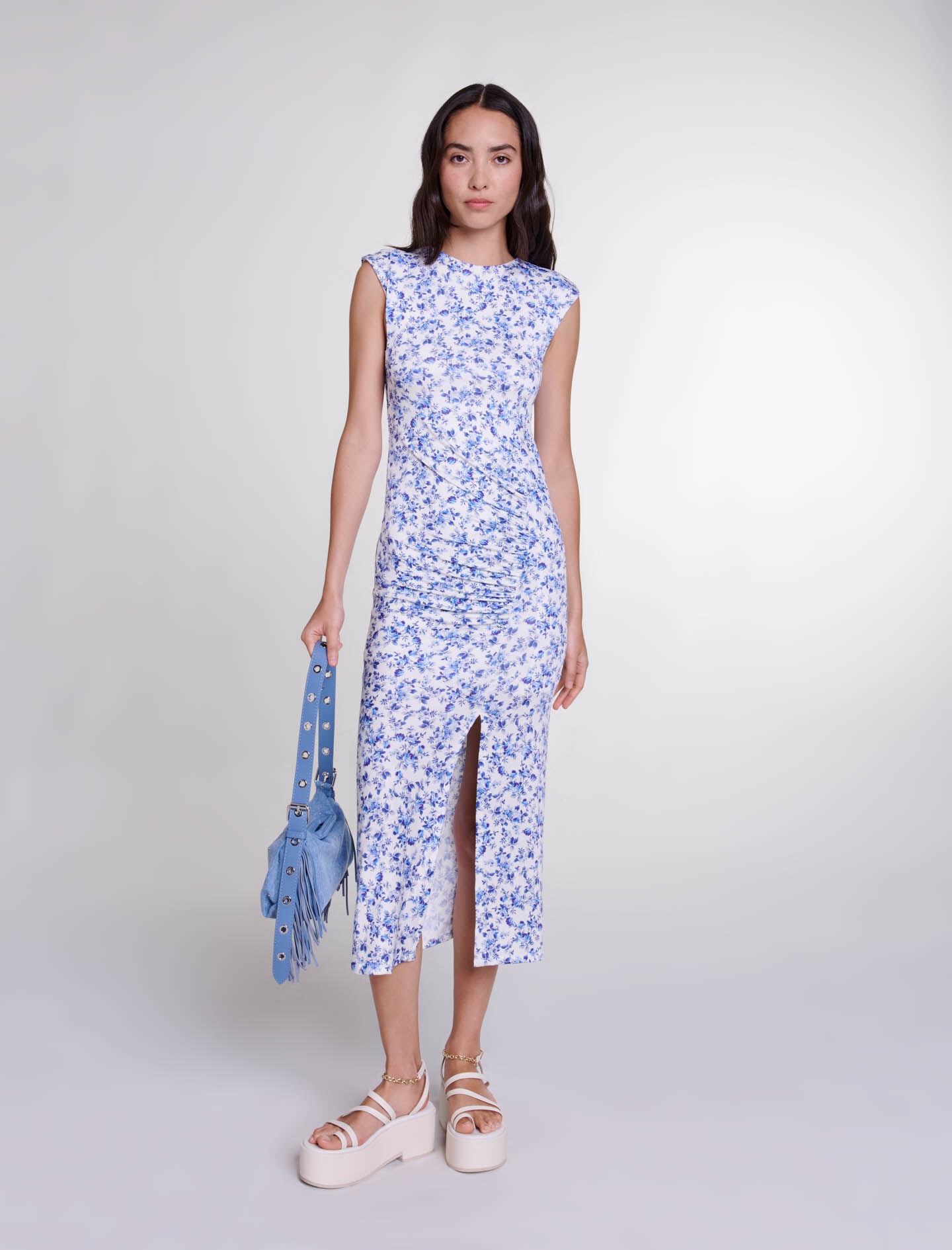 Patterned maxi dress Offline Dresses Maje