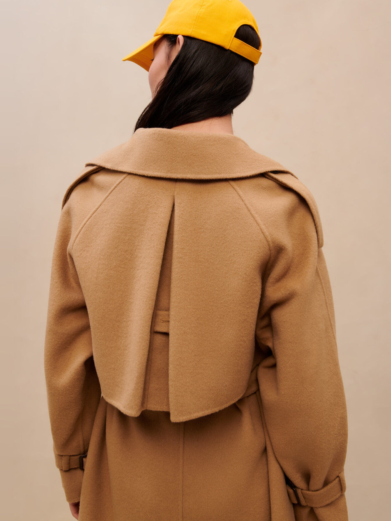 Camel wool coat - Offline_Coats | Maje Camel wool coat - Offline_Coats | Maje
