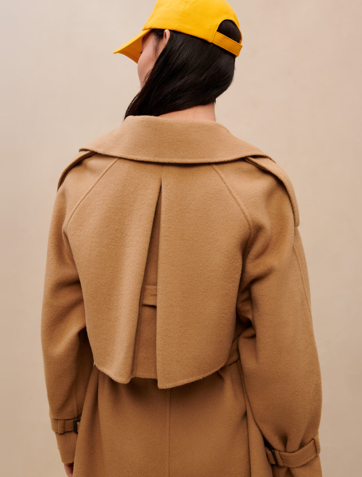 Camel wool coat