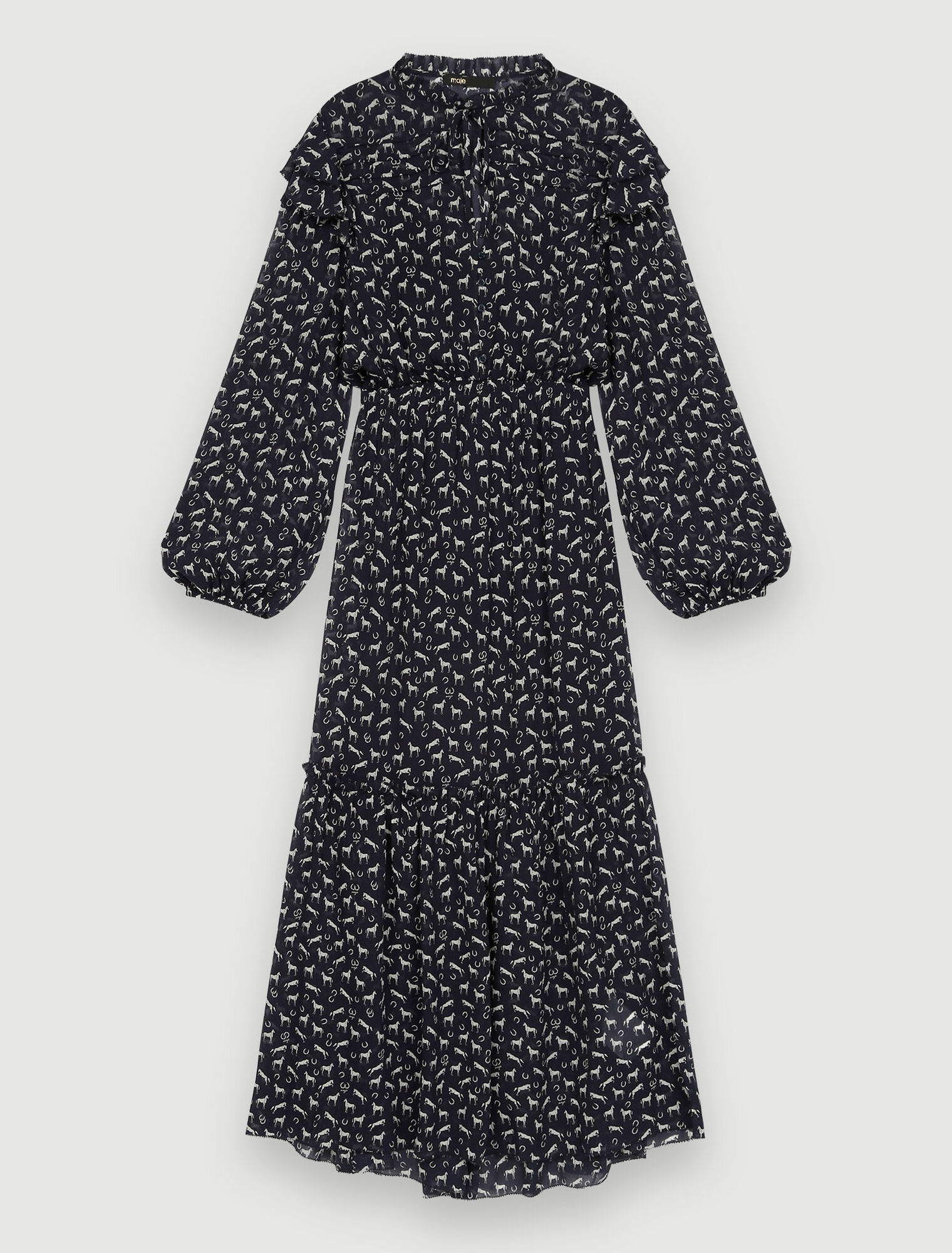 Printed maxi dress
