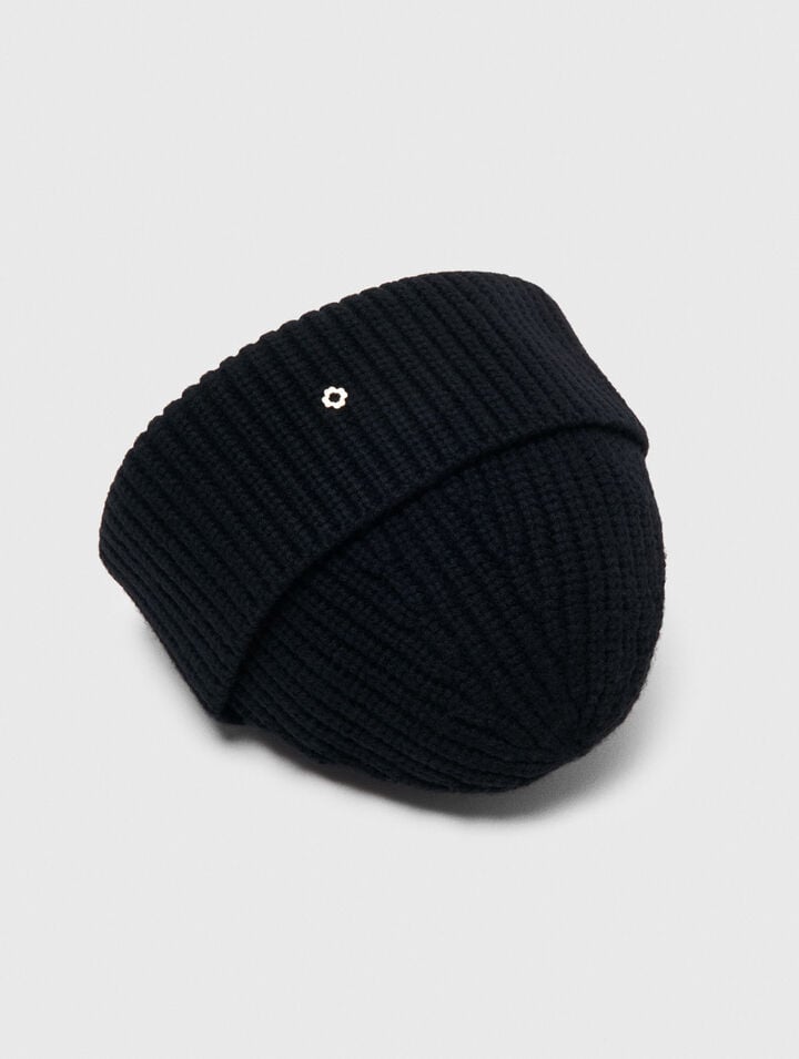 Wool and cashmere hat