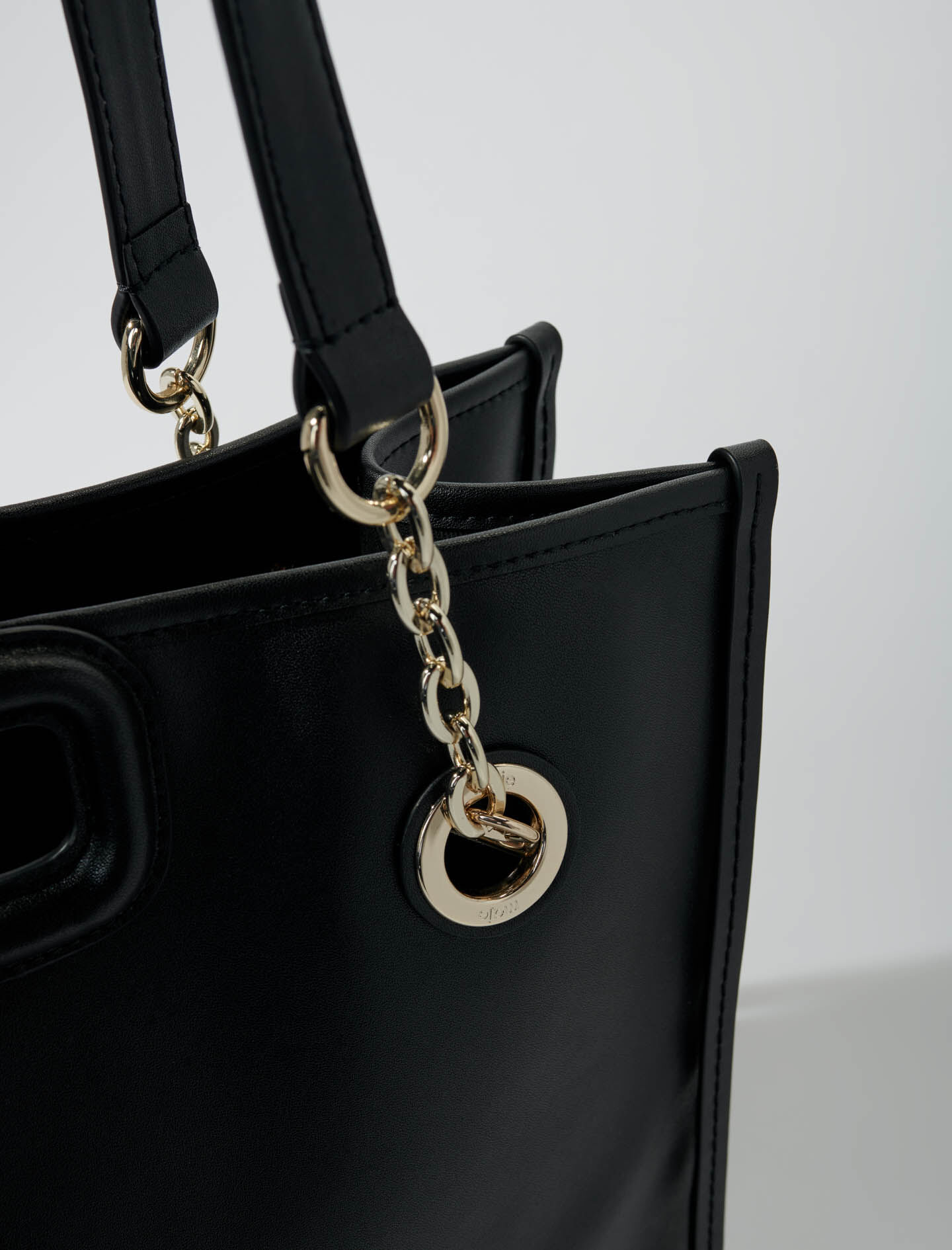 Leather tote bag Totes baskets bags Maje
