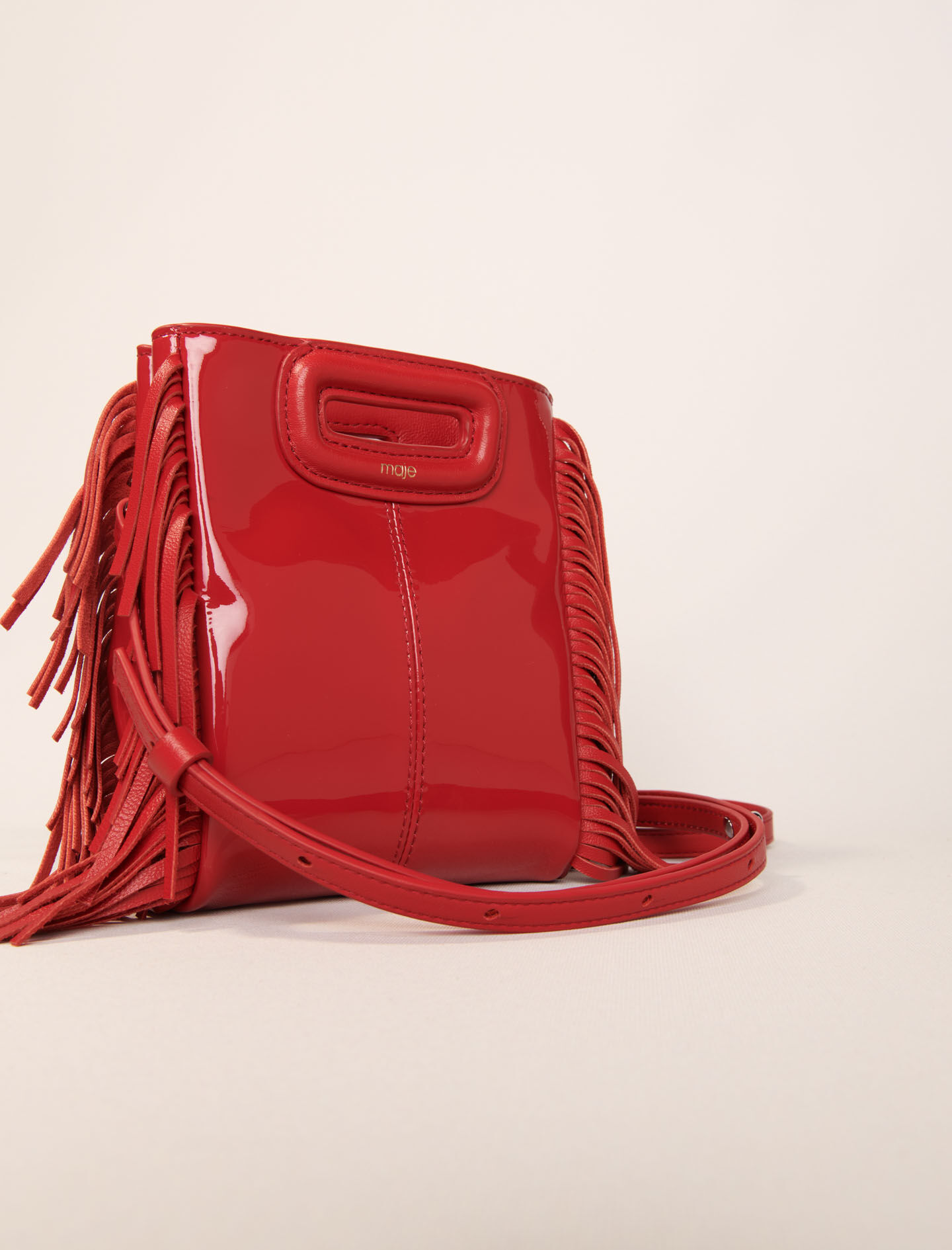 【関税込み】Merine bag in Red Leather Michael Kors Mirella XS Logo Shopper Crossbody Handbag