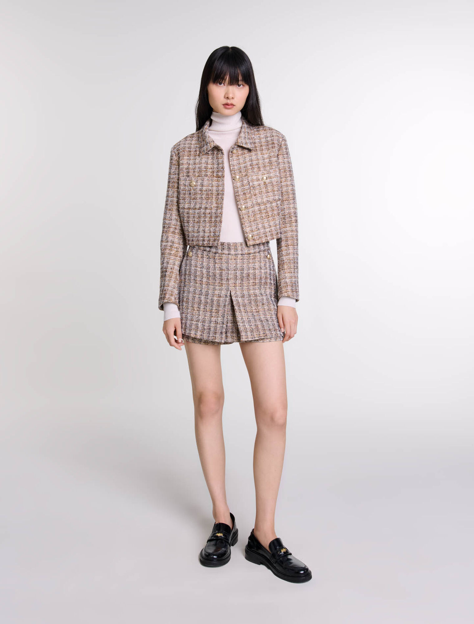 Short tweed jacket