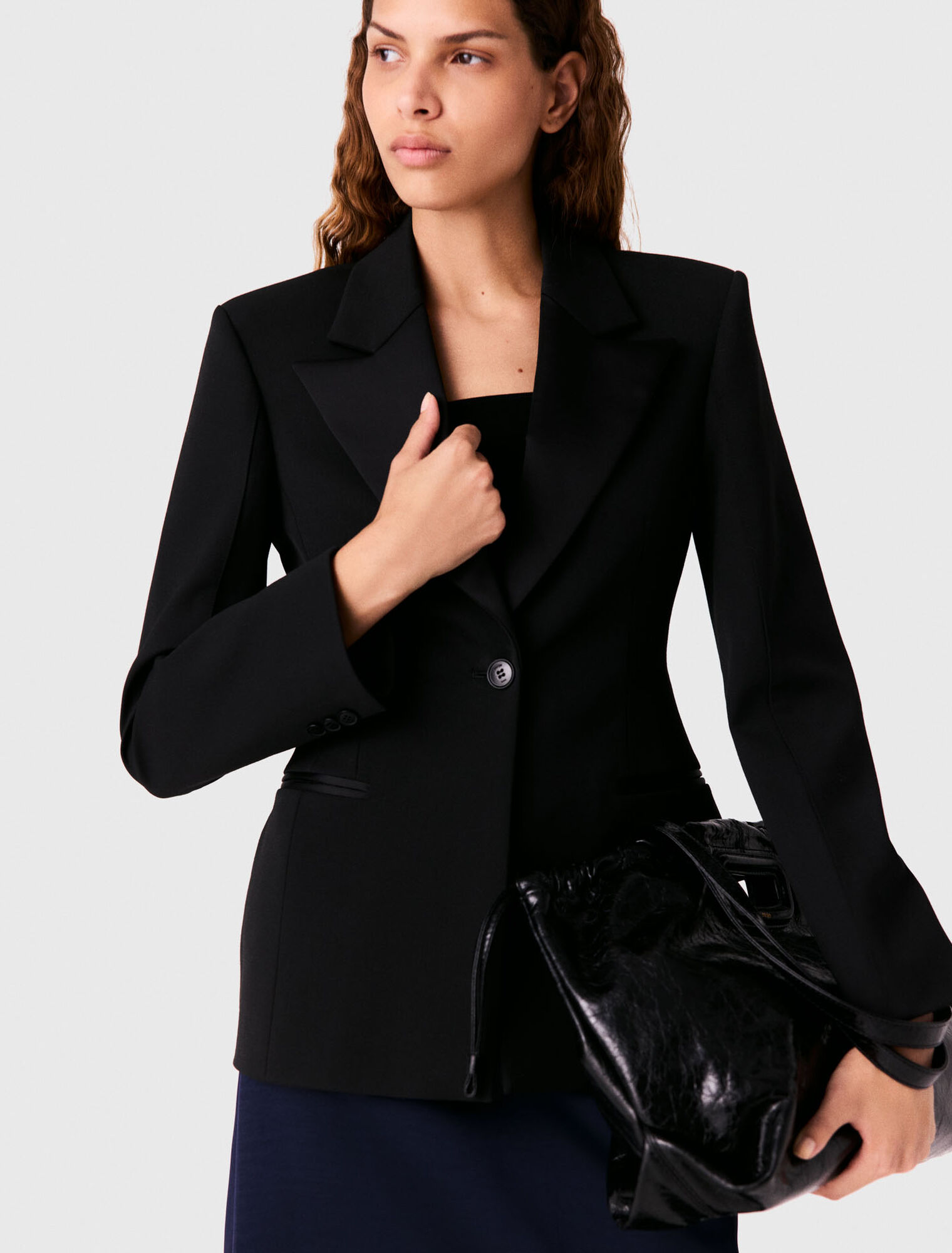 Slim-fit tuxedo jacket