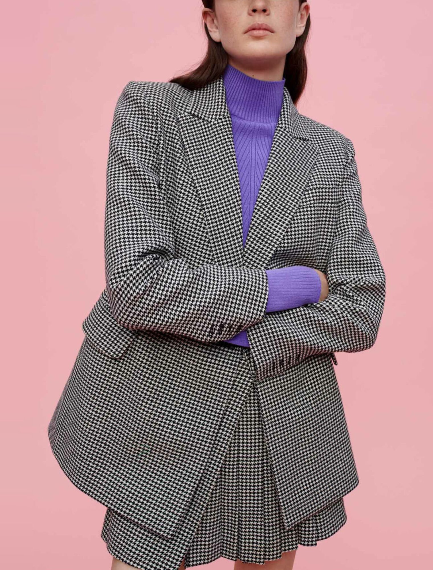 Houndstooth straight jacket