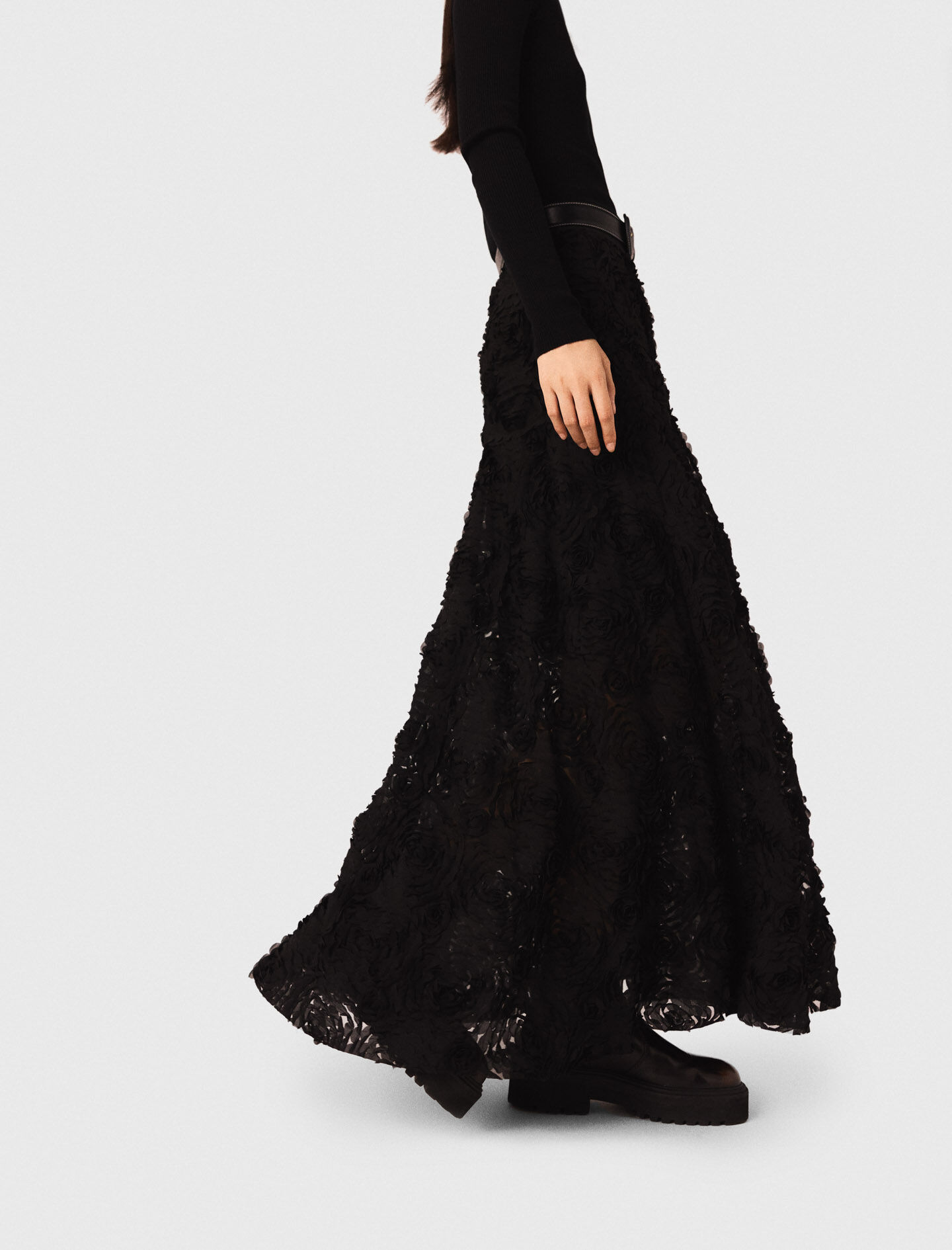 EMMA MAJOLICA PLEATS SKIRT(黒、Mサイズ) EMMA MAJOLICA PLEATS SKIRT（スカート）｜Ameri（アメリ）の