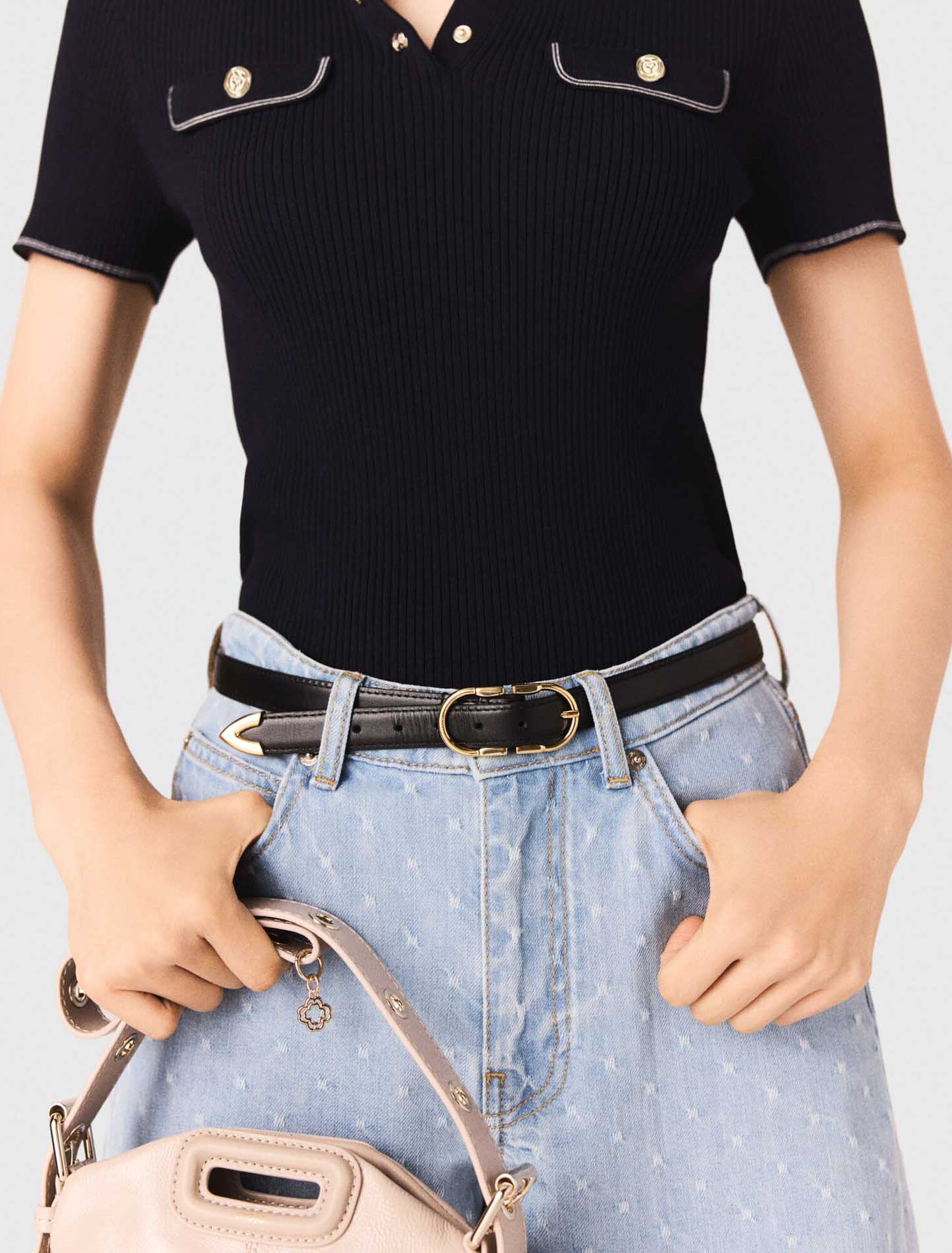 Short-sleeve polo shirt