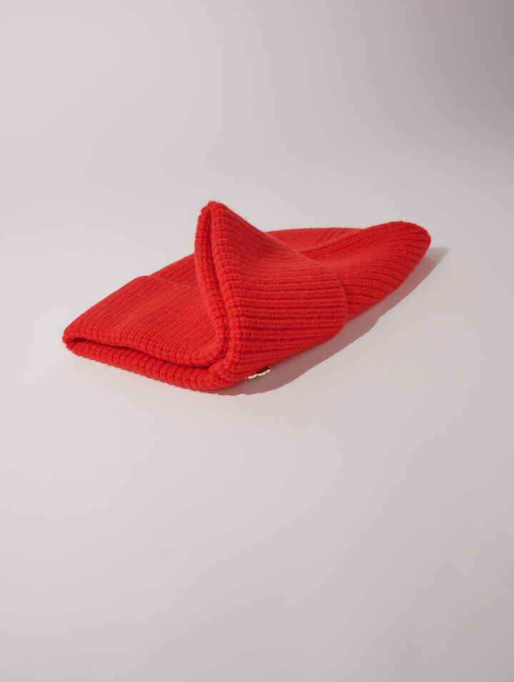 Wool and cashmere hat