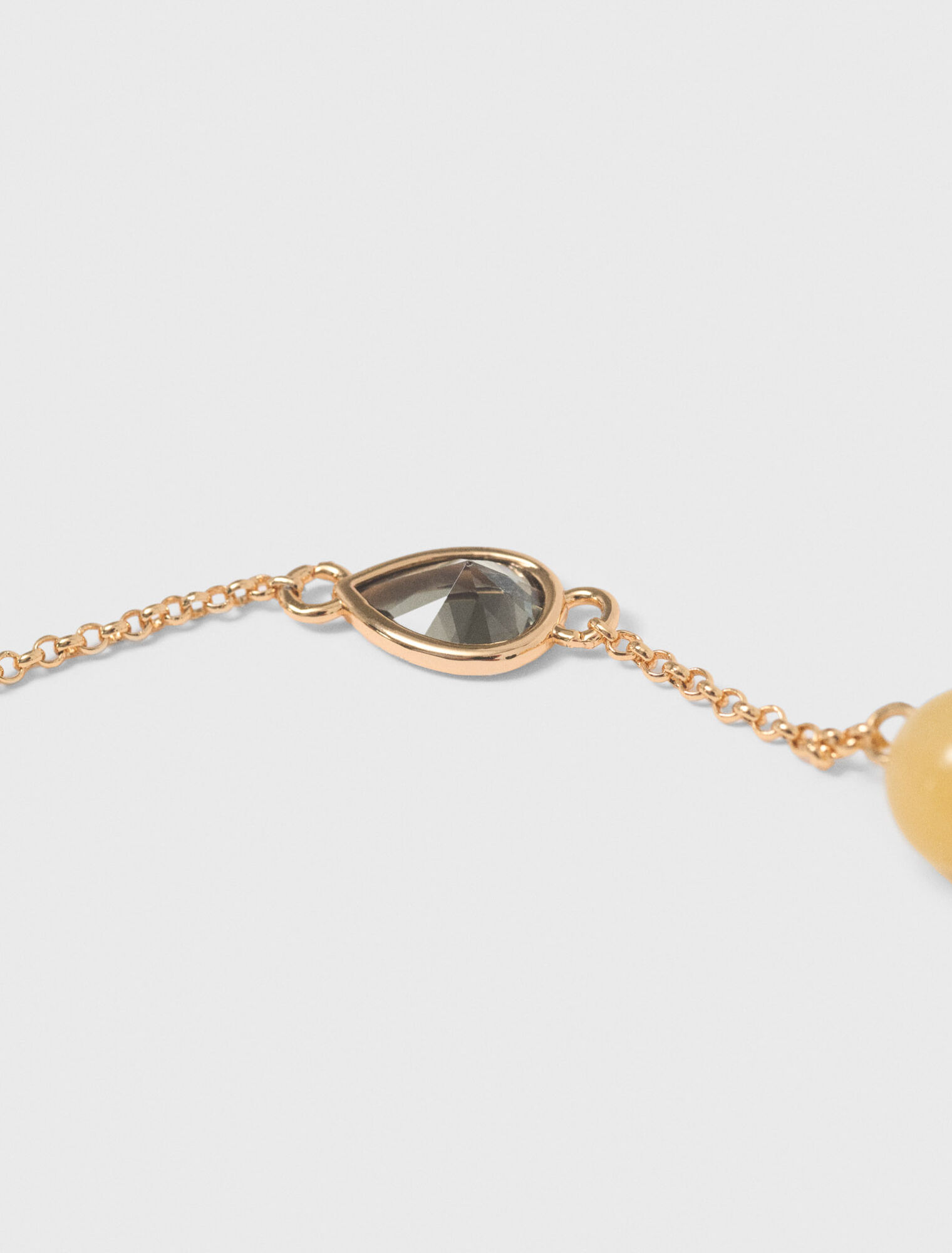 Bracelet with pearl and rhinestone